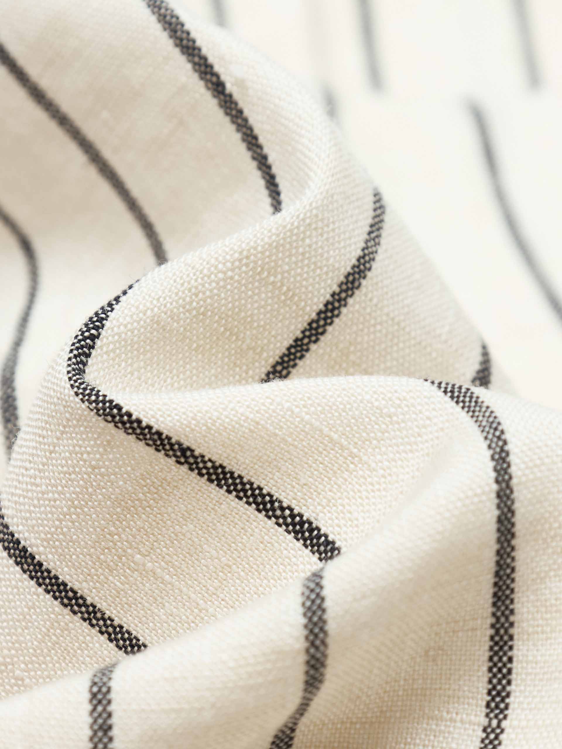 Pinstripe Halterneck Linen Vest - Image 4
