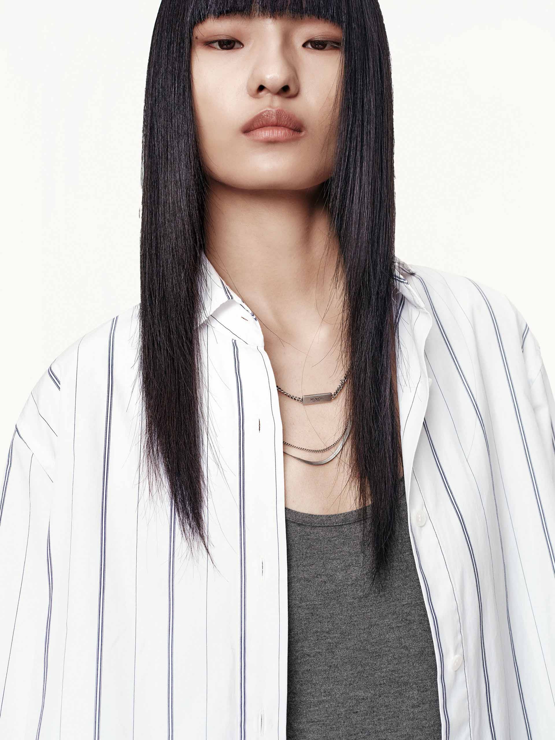 Pinstripe Pure Cotton Shirt - Image 7