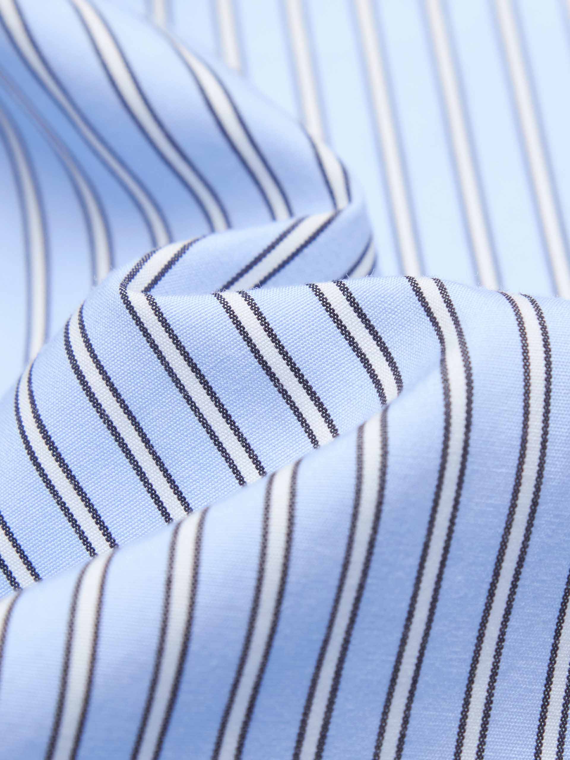 Pinstripe Shirt Dress - Image 4