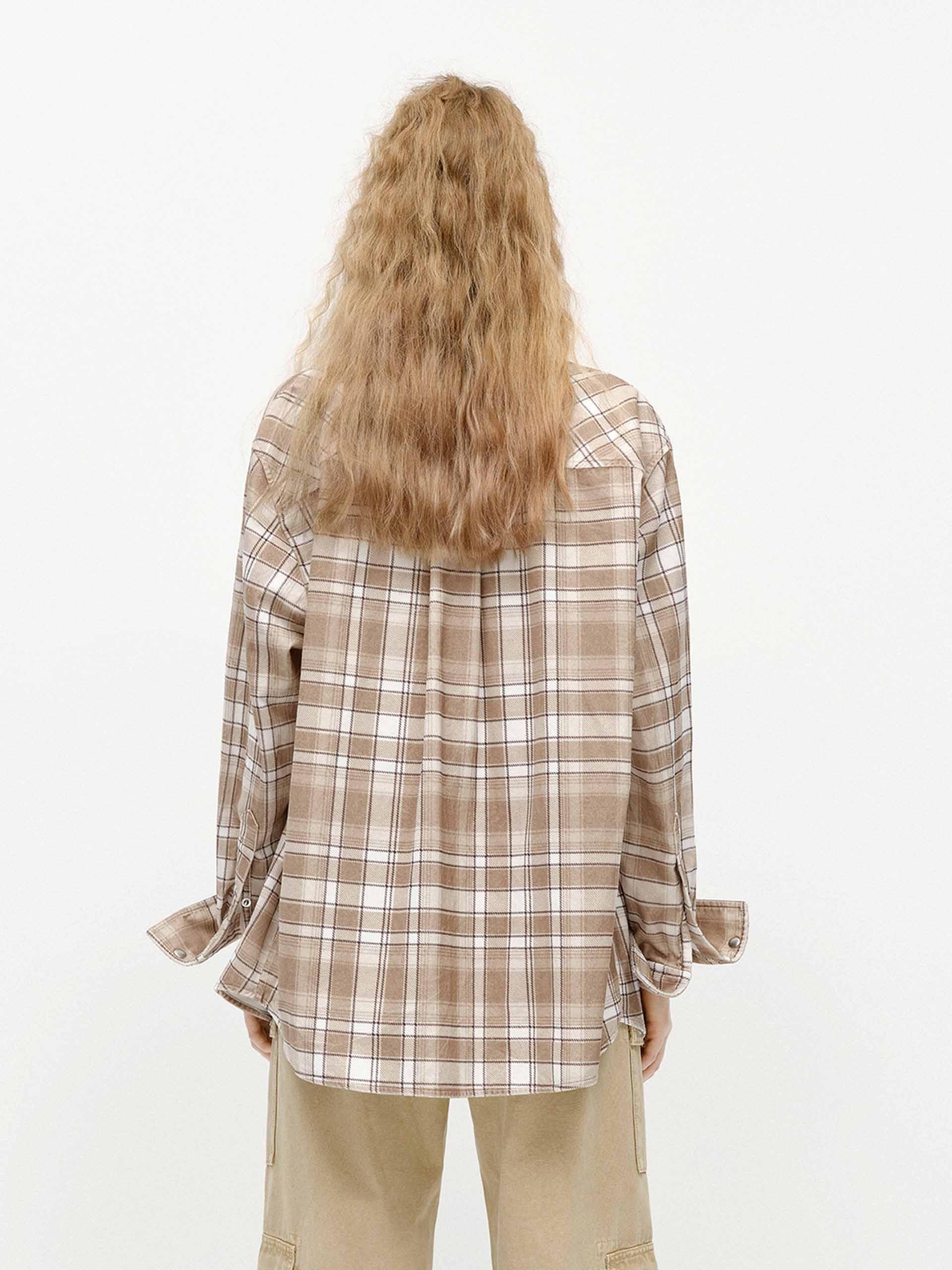 Plaid Cotton Shirt - Image 3
