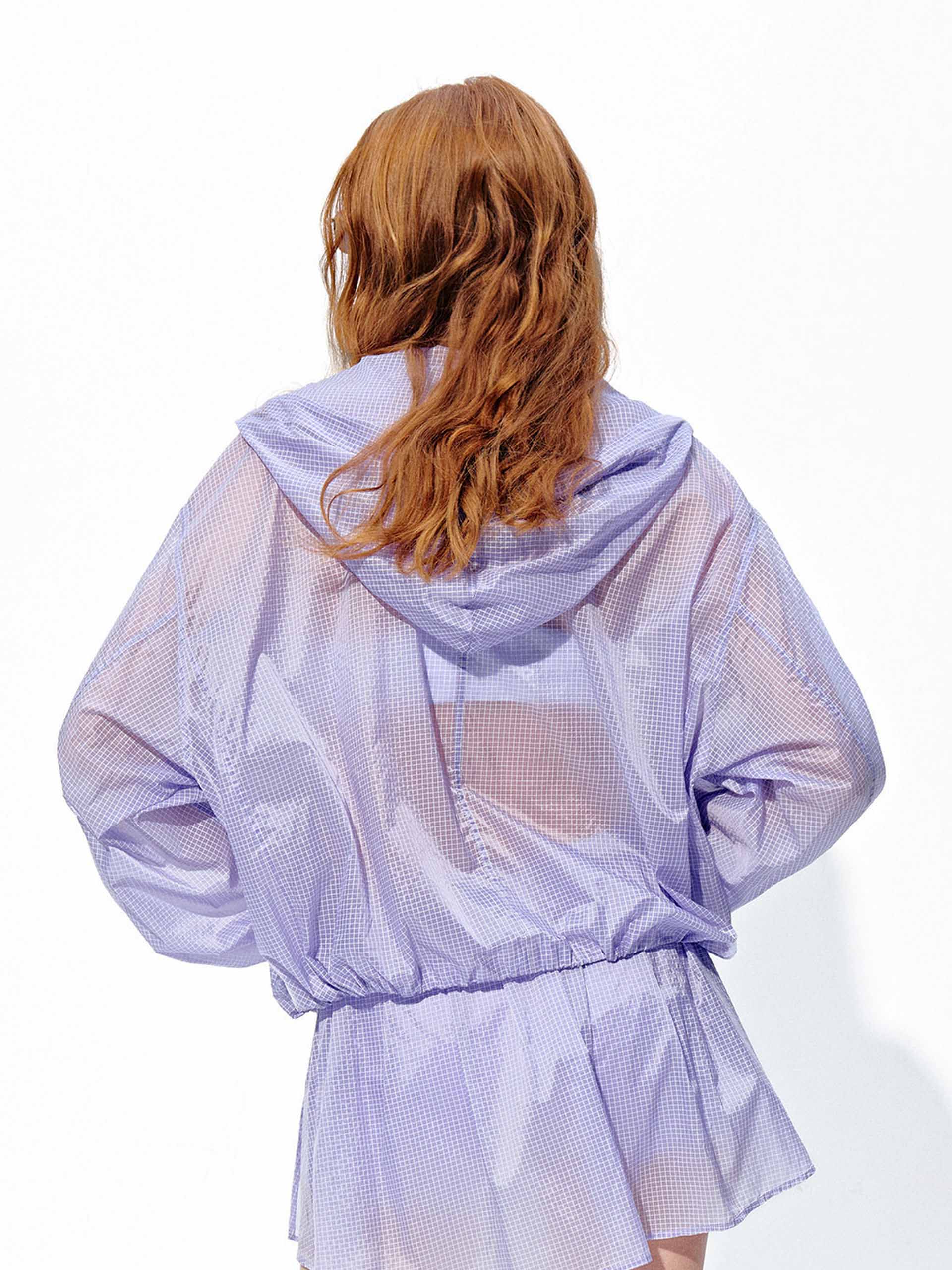 Plaid Zipper Hooded Jacket - Image 18
