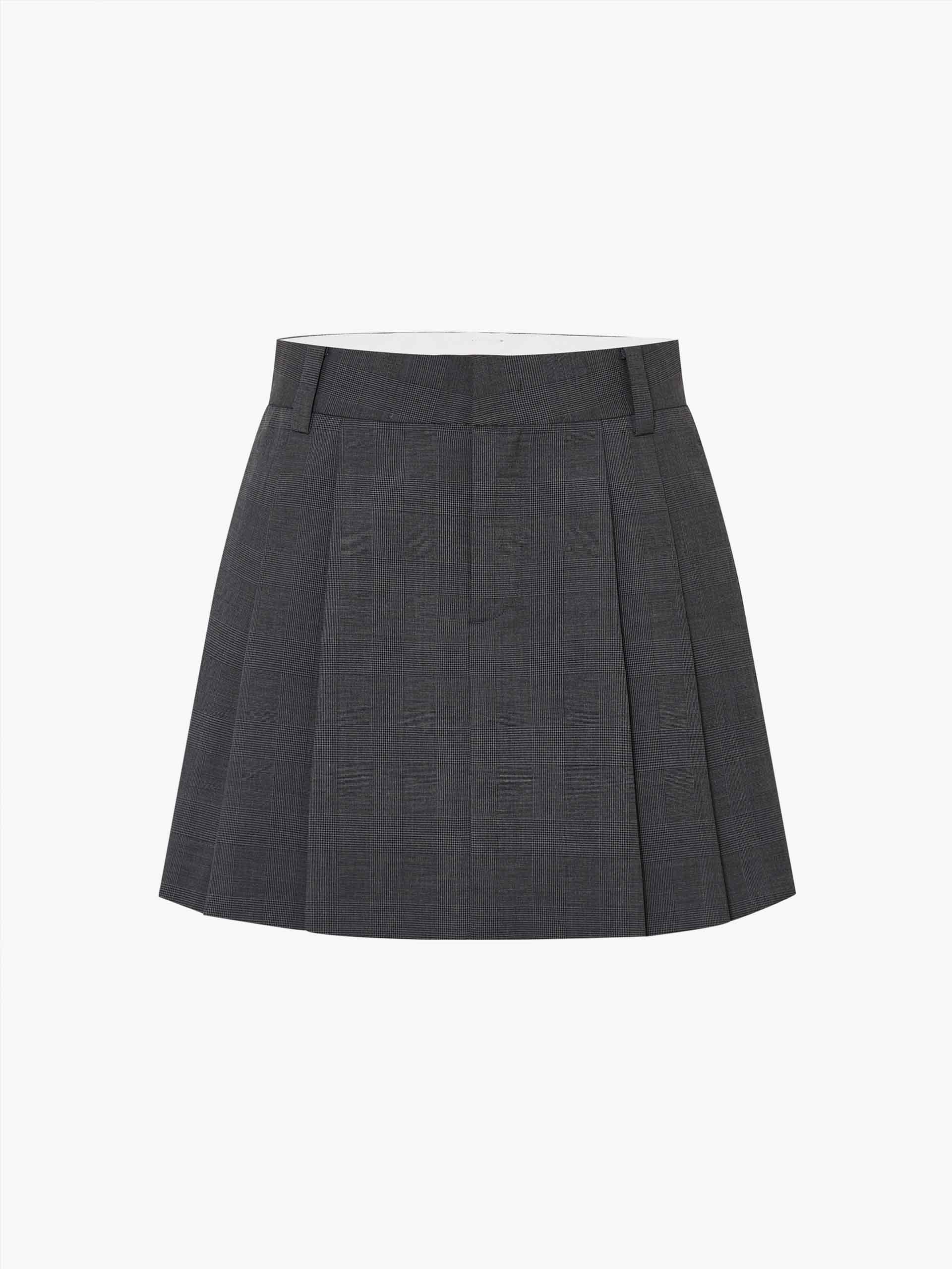 Pleated A-Line Mini Skirt - Image 5