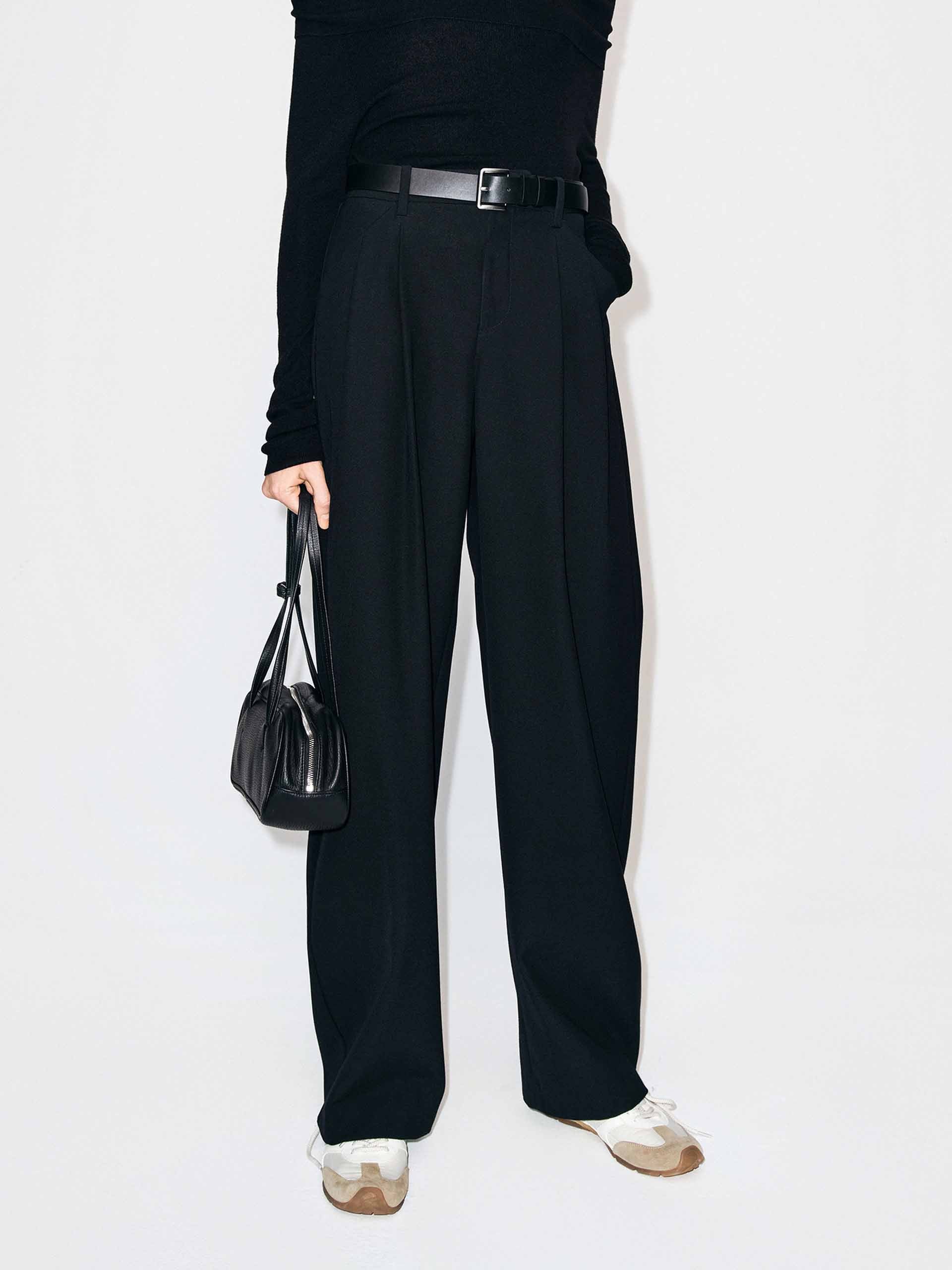 Pleated Barrel Leg Pants - Image 7