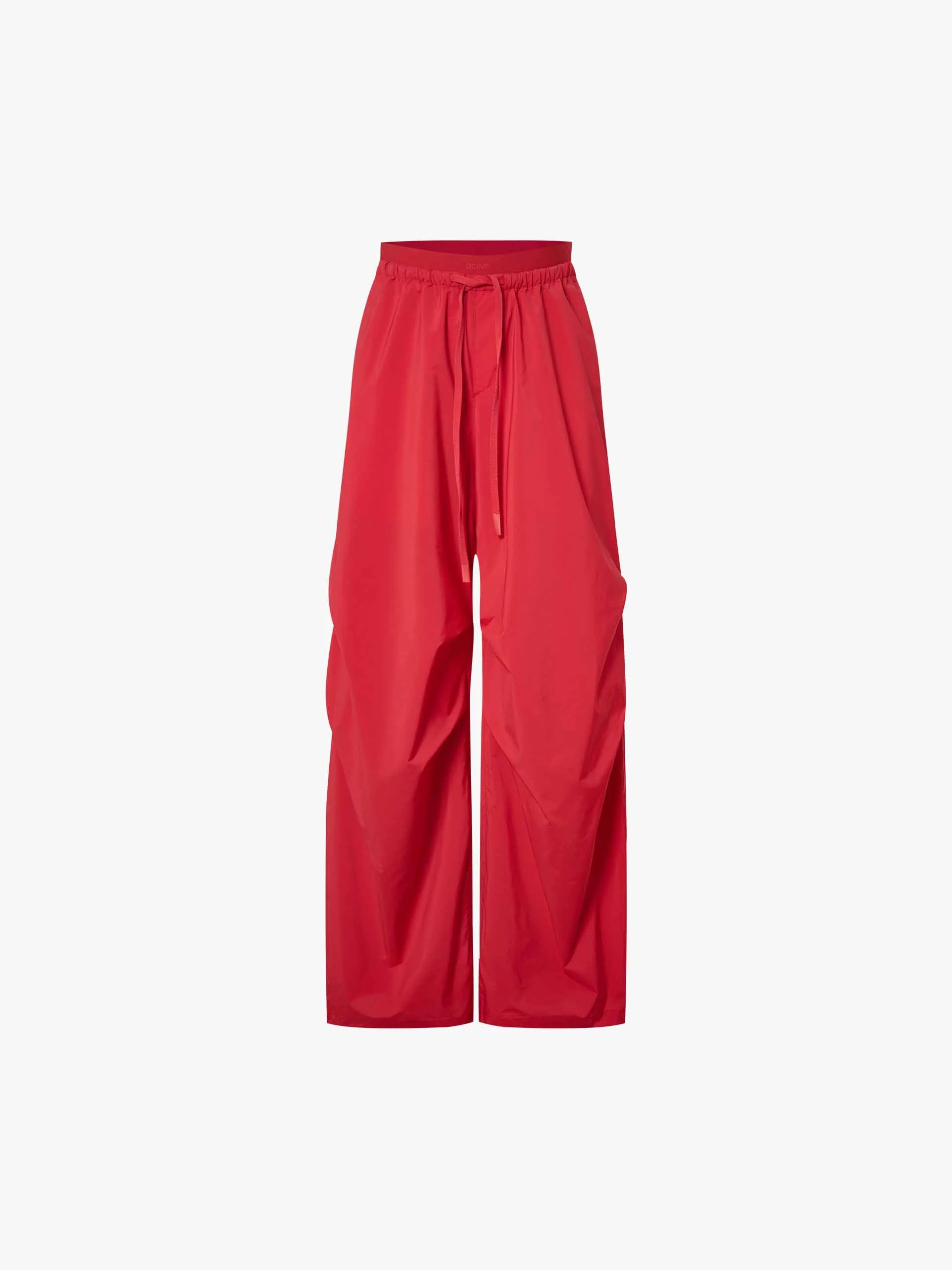 Pleated Detail Drawstring Pants - Image 21