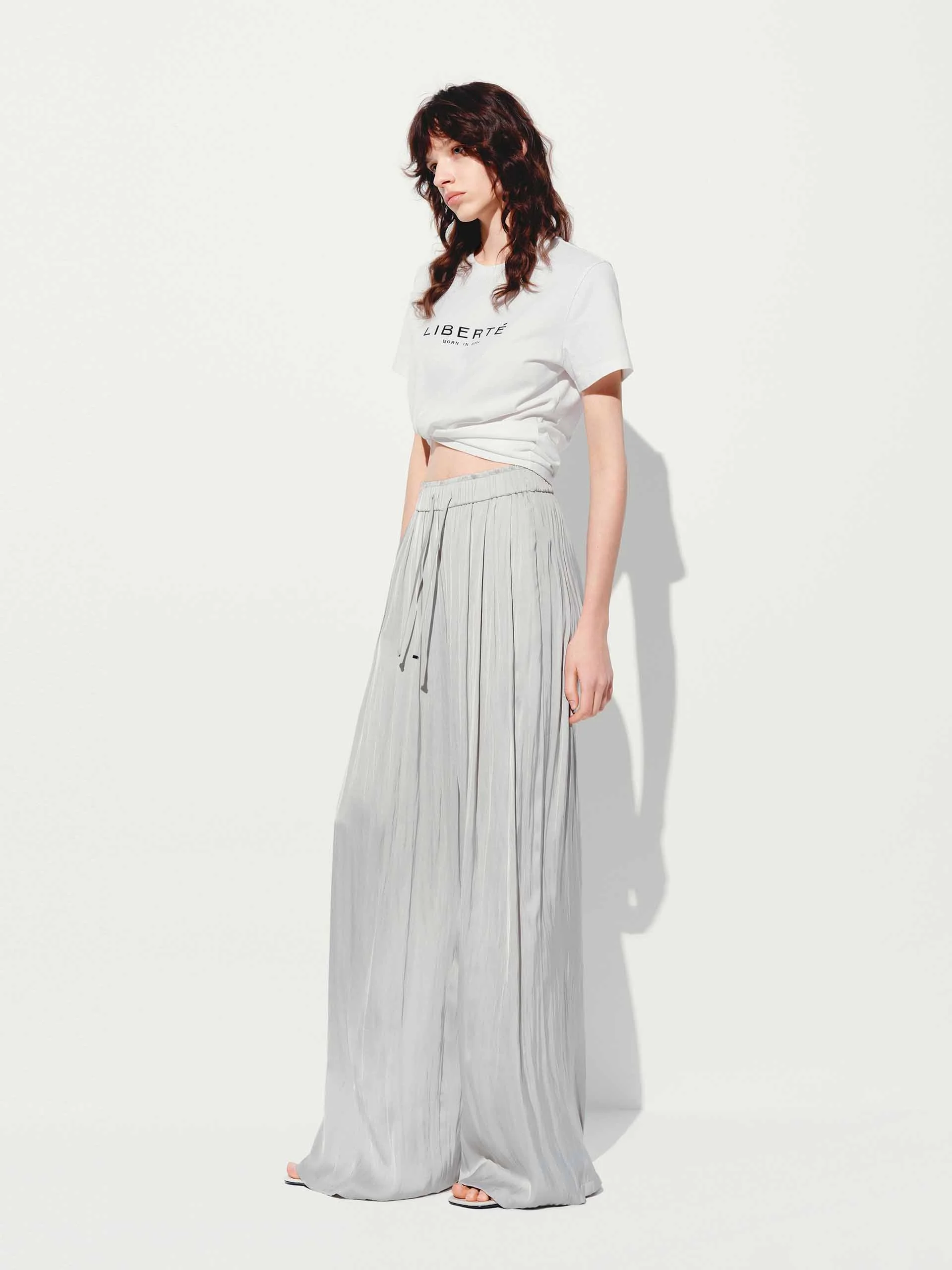 Pleated Drawstring Waist Trousers - Image 9