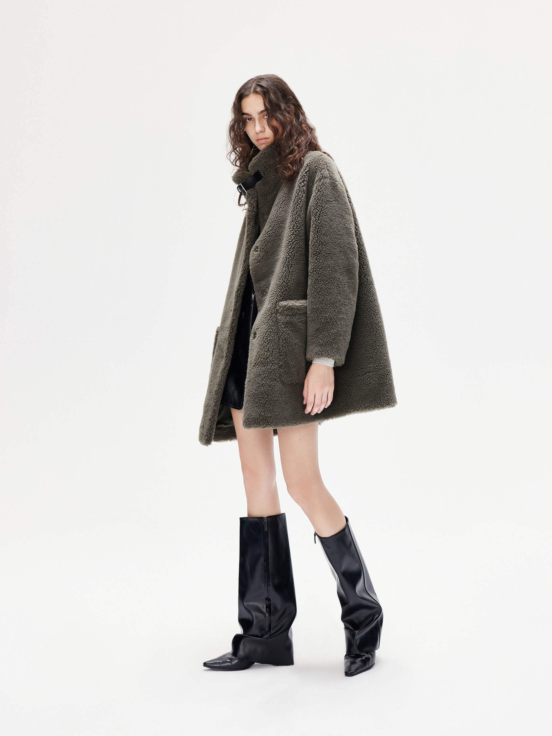 Pocket Detailed Teddy Coat - Image 5
