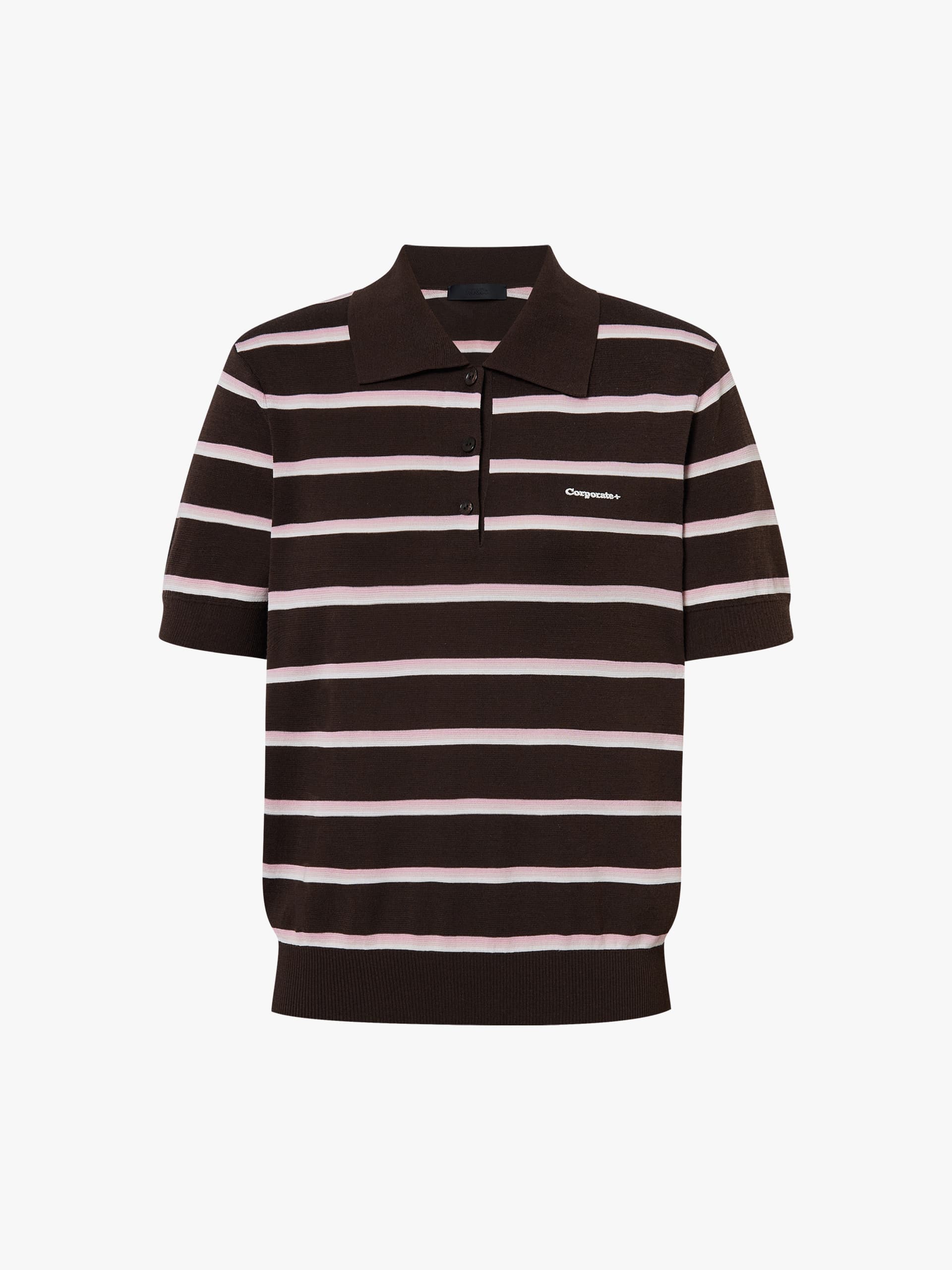Polo Neck Striped Top - Image 5