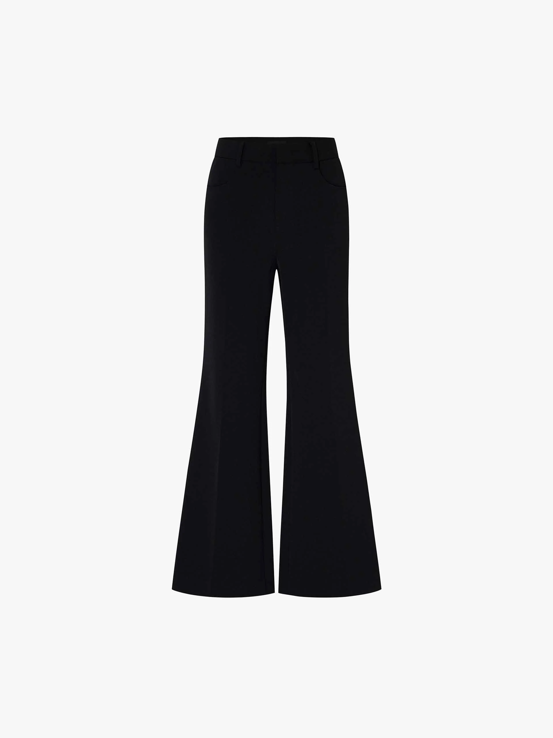 Pressed Creases Flared Trousers - Image 5