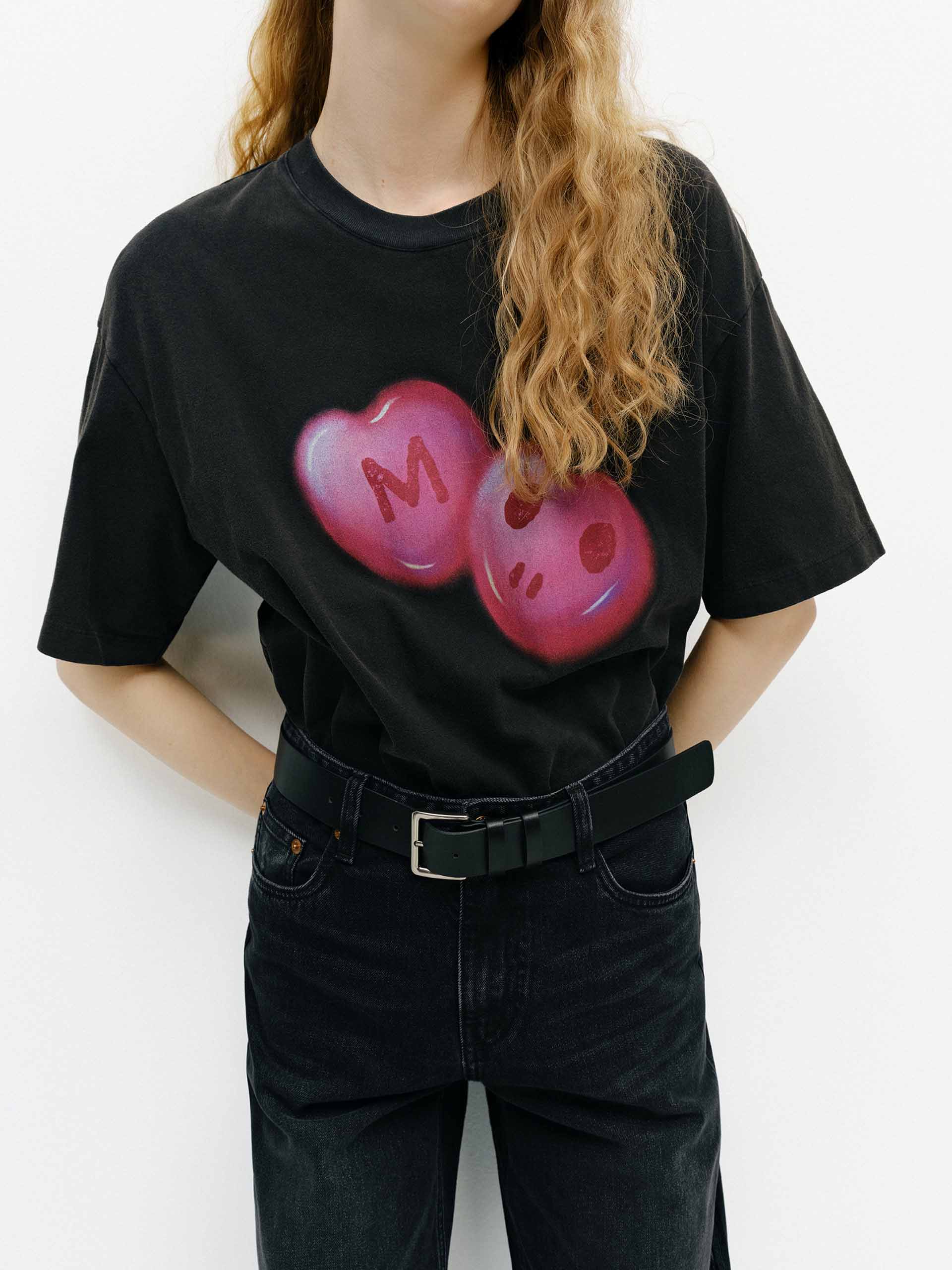 Printed Detail Cotton T-shirts - Image 6