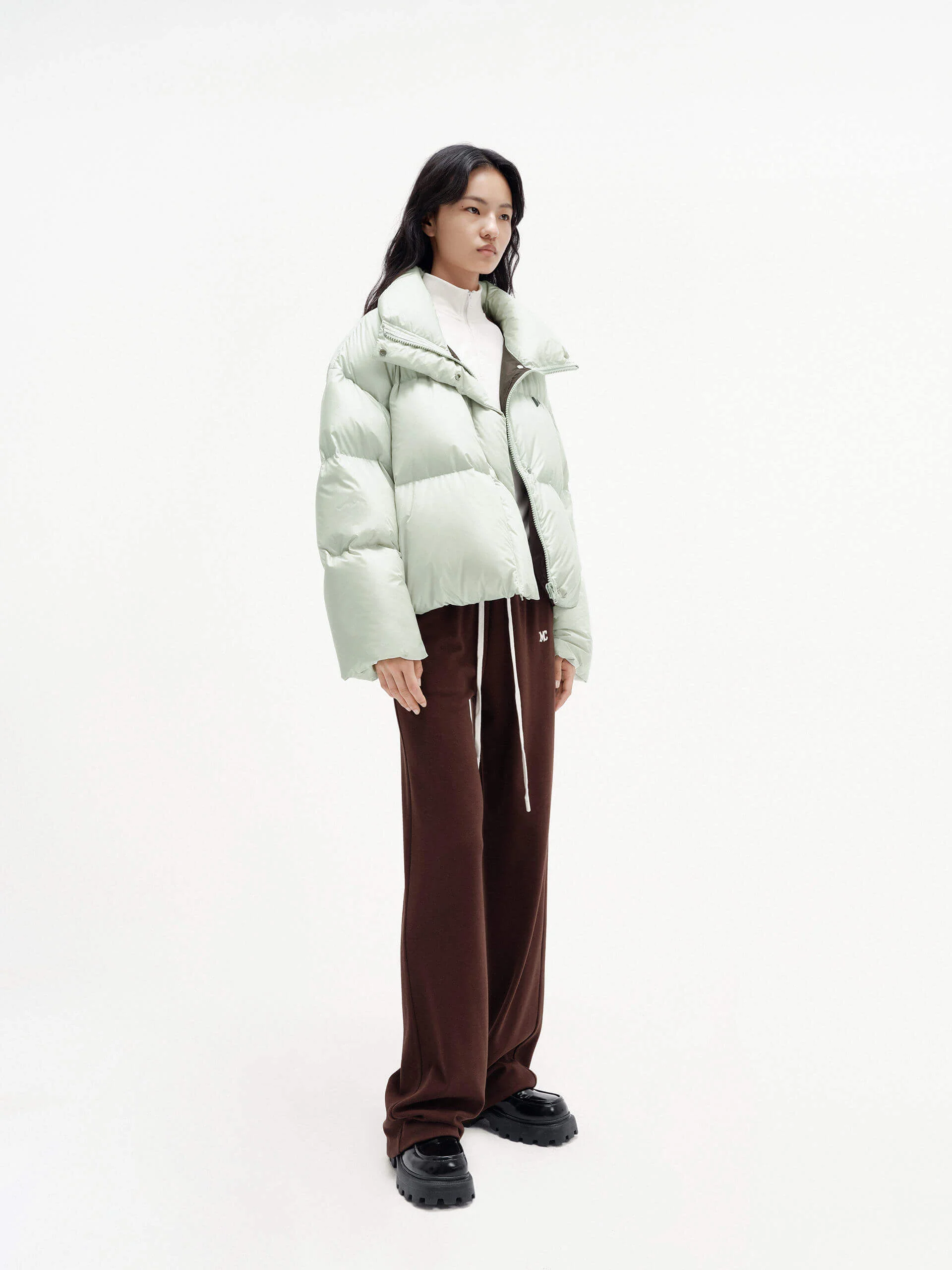 Puff Padded Cropped Jacket - Image 16