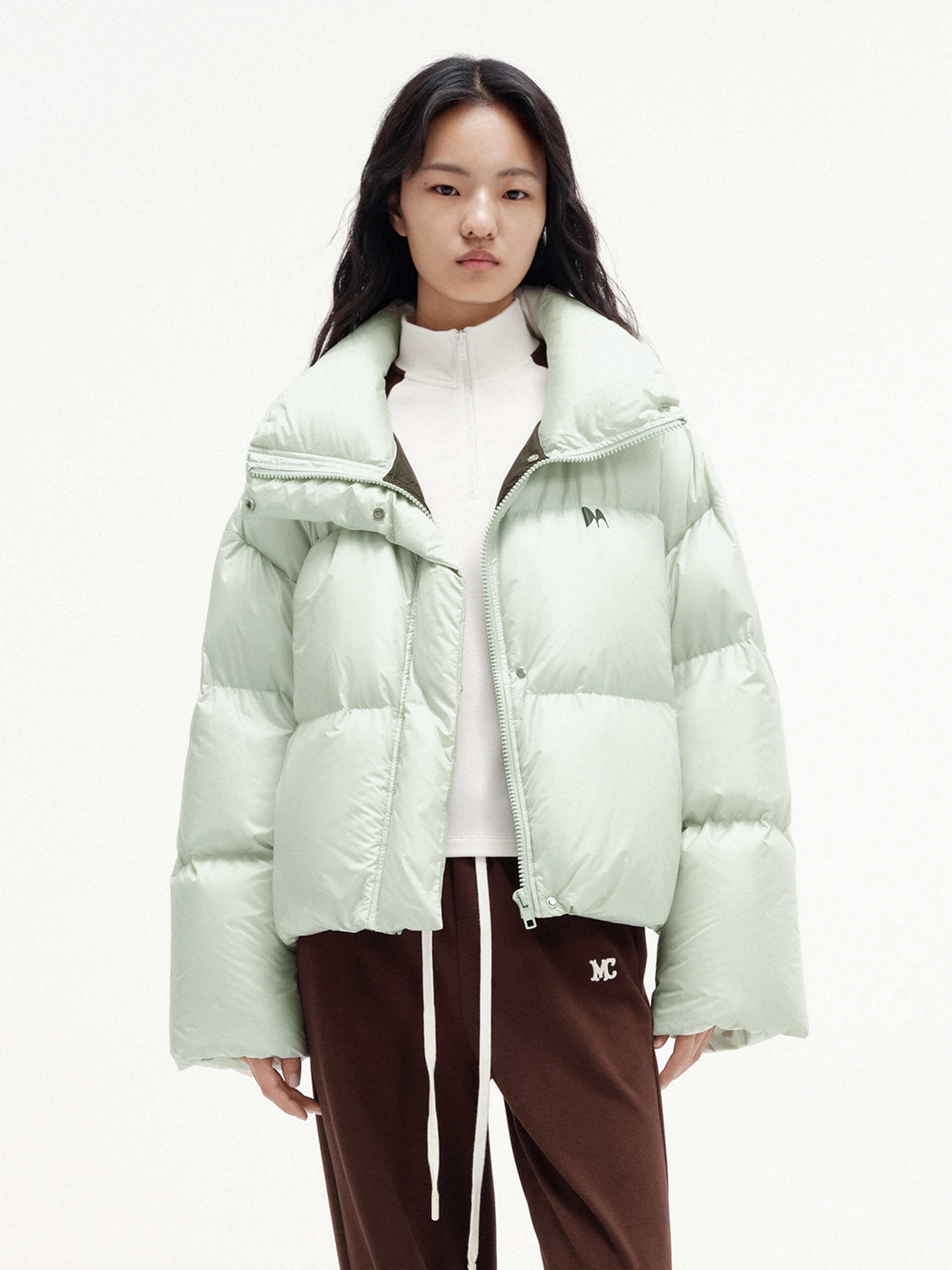Puff Padded Cropped Jacket - Image 18