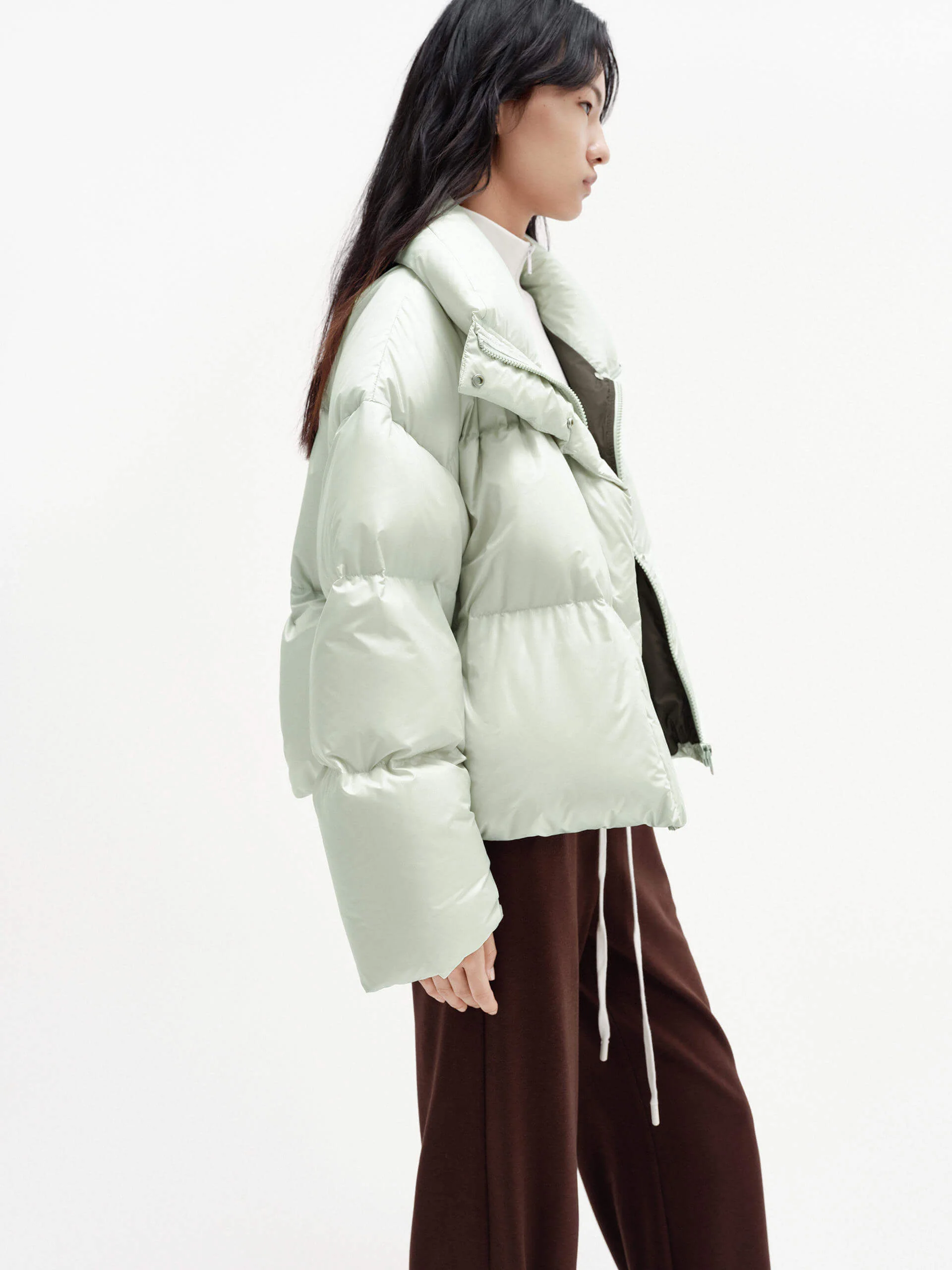 Puff Padded Cropped Jacket - Image 19