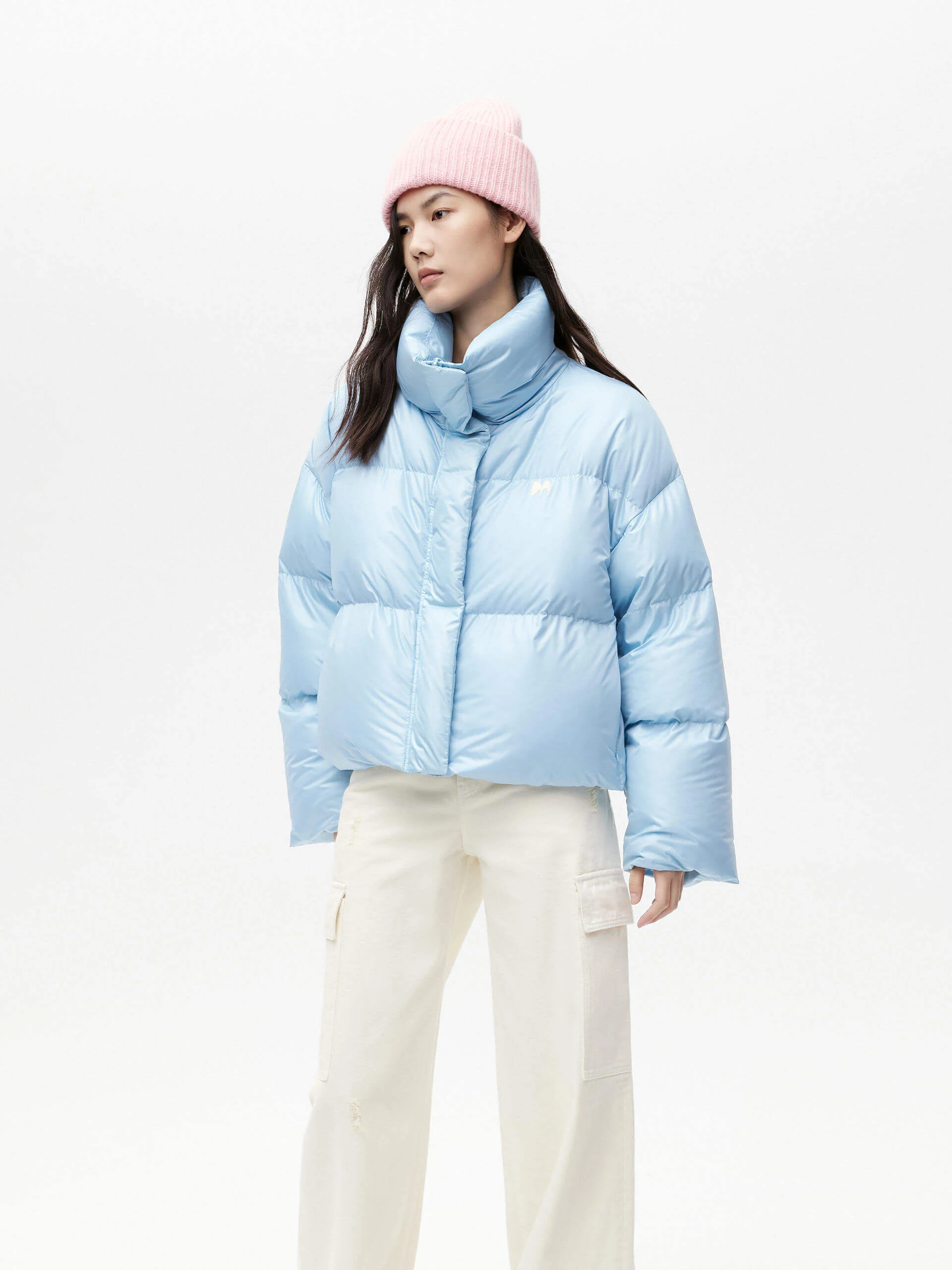 Puff Padded Cropped Jacket - Image 21