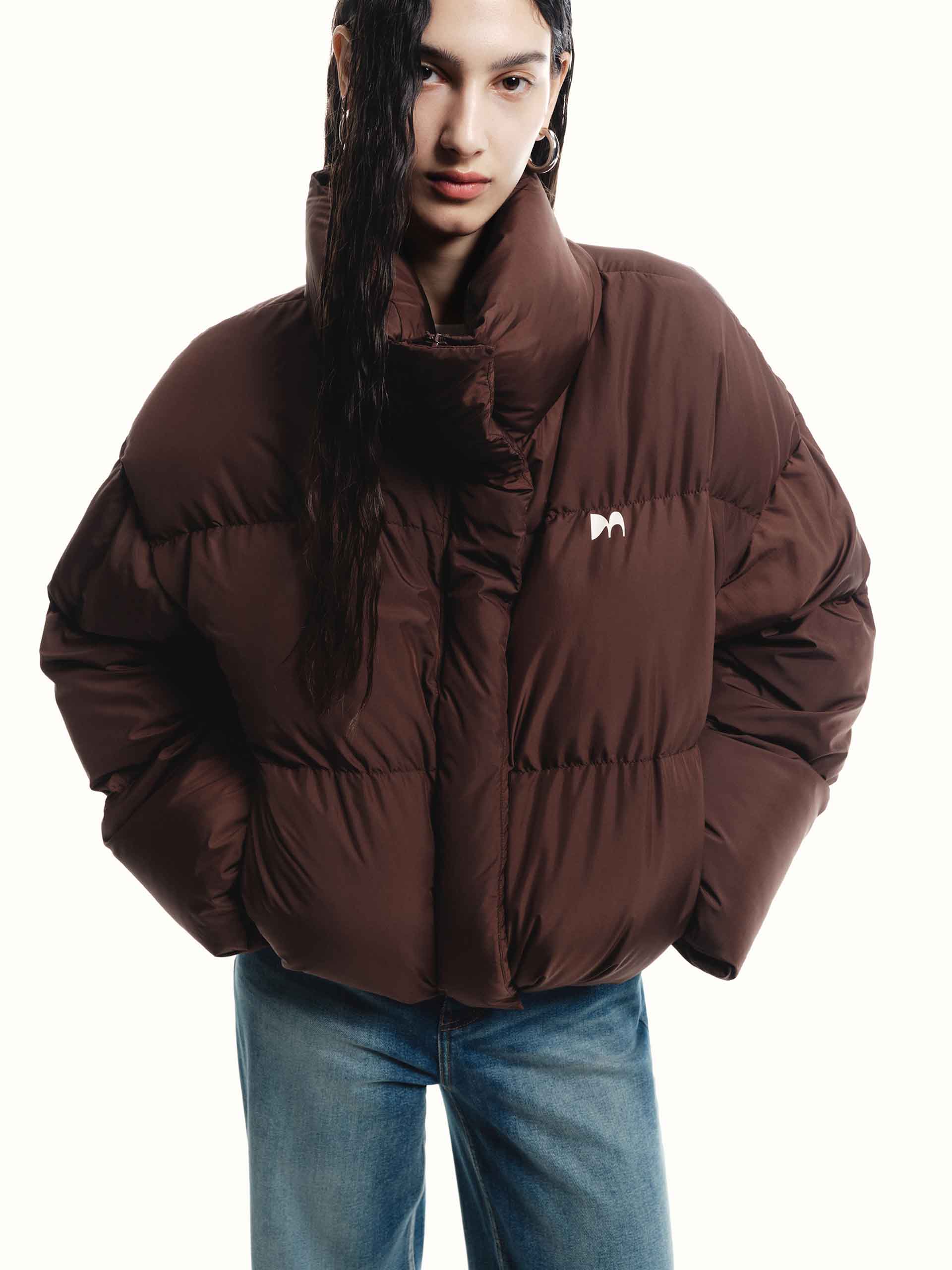 Puff Padded Cropped Jacket - Image 31