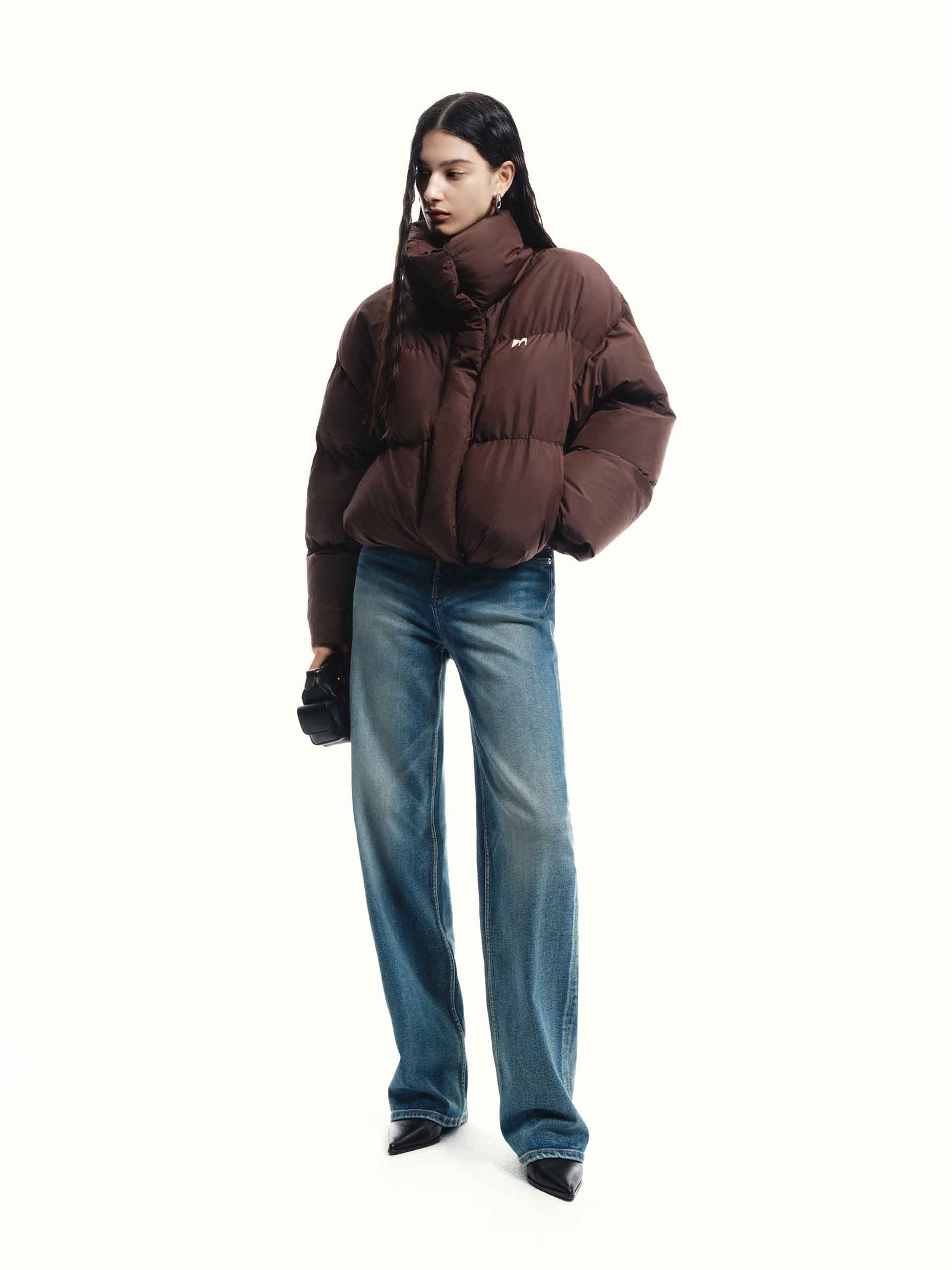 Puff Padded Cropped Jacket - Image 32
