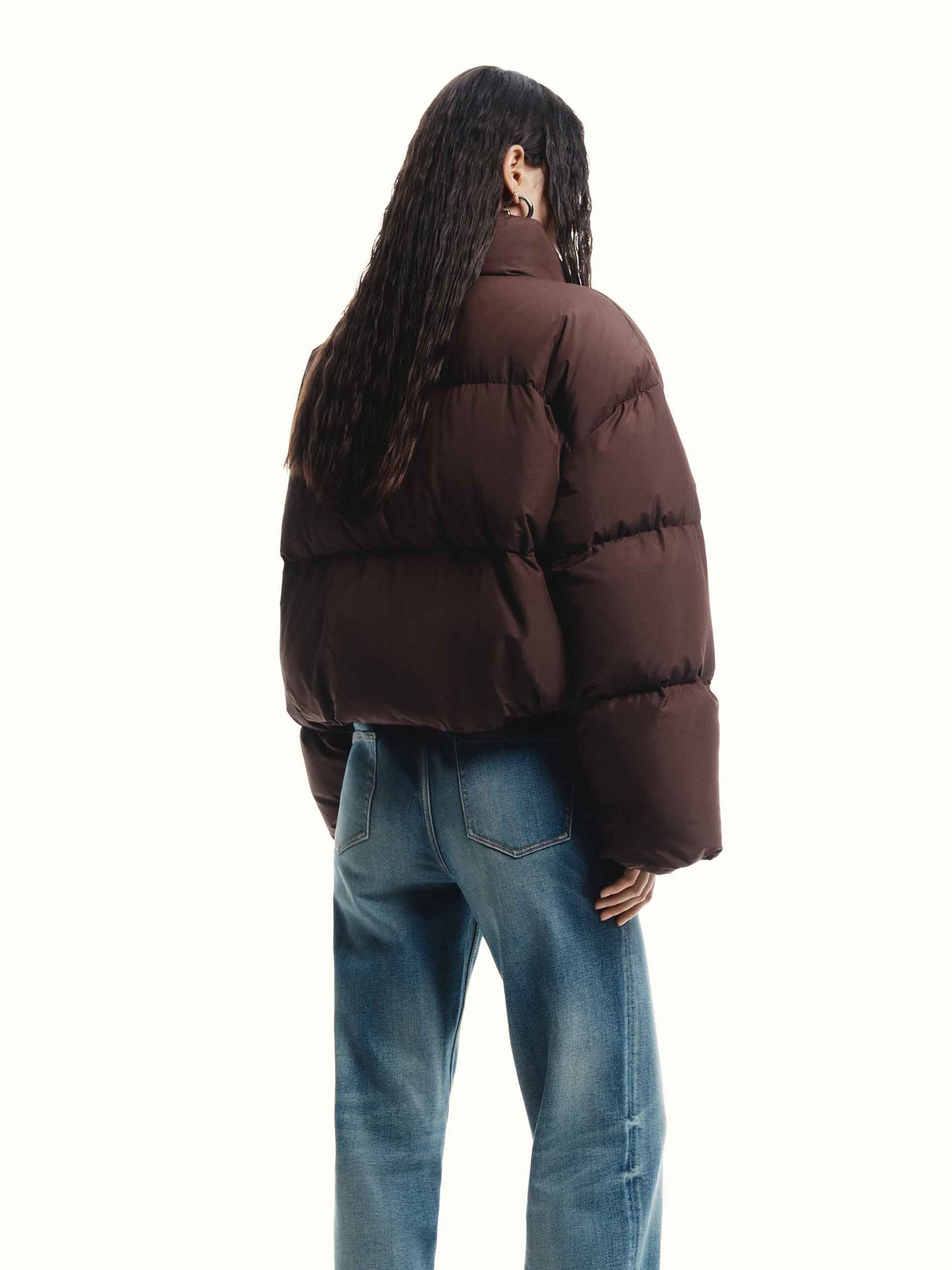Puff Padded Cropped Jacket - Image 36