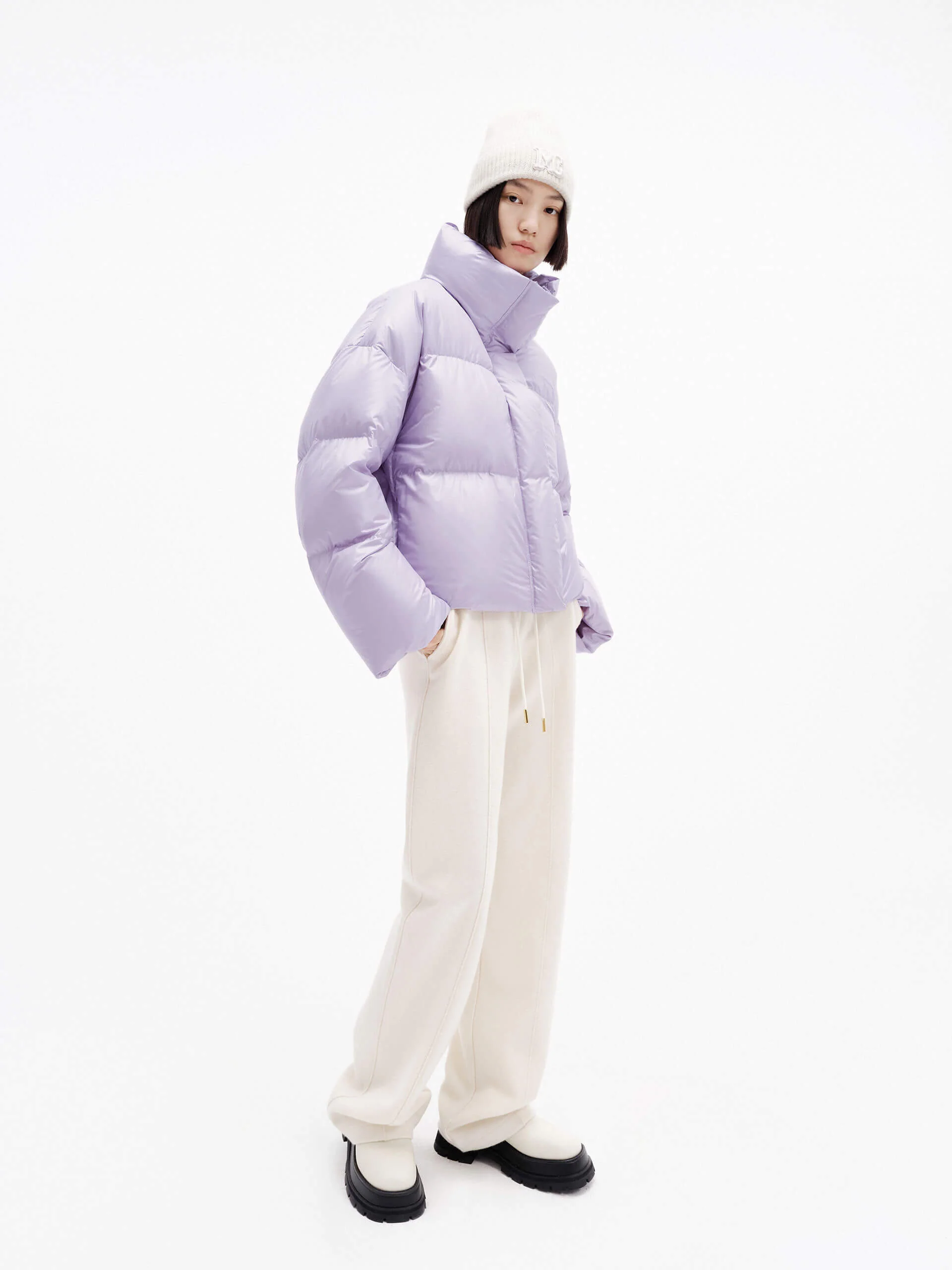 Puff Padded Cropped Jacket - Image 5