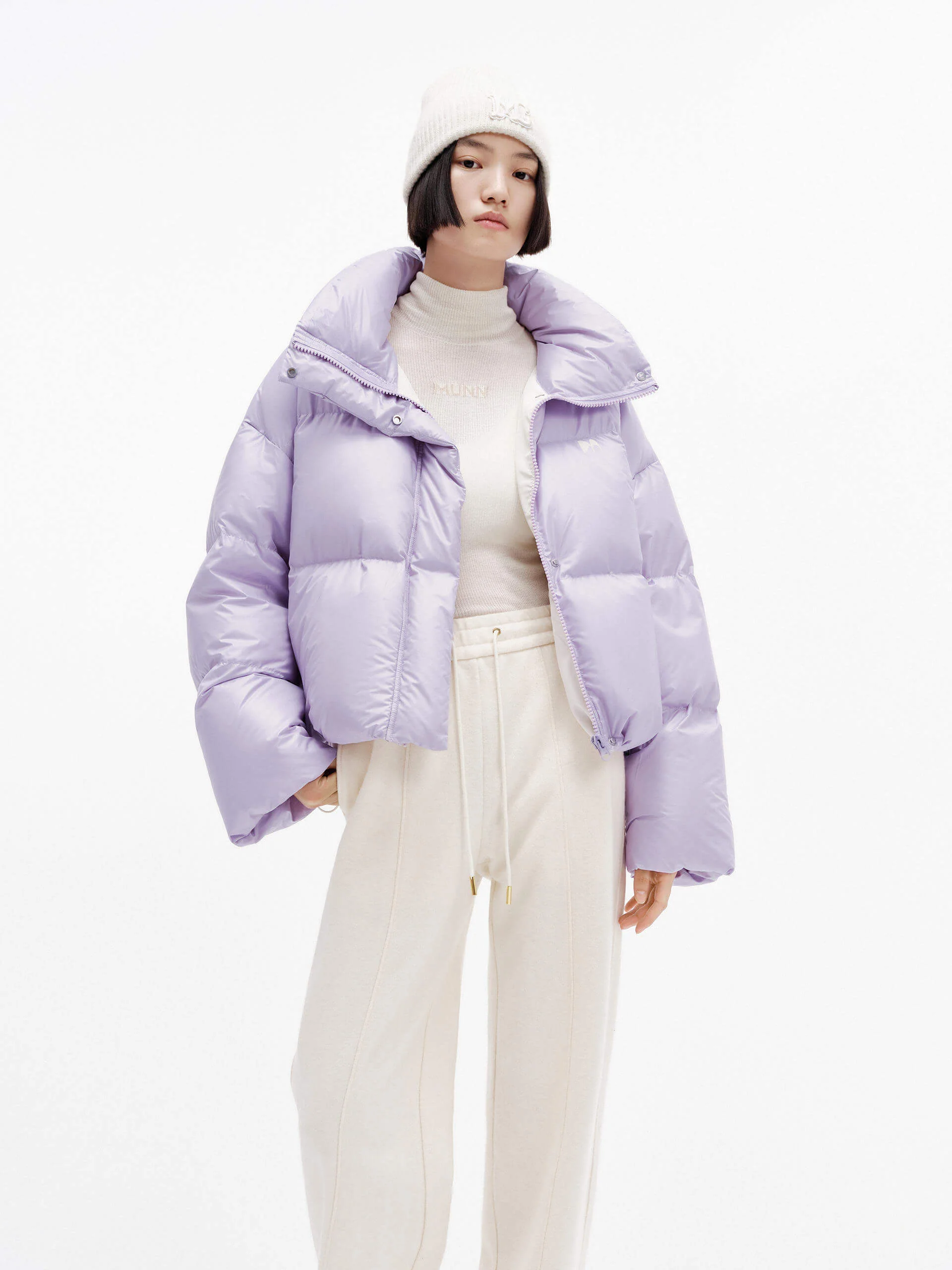 Puff Padded Cropped Jacket - Image 6