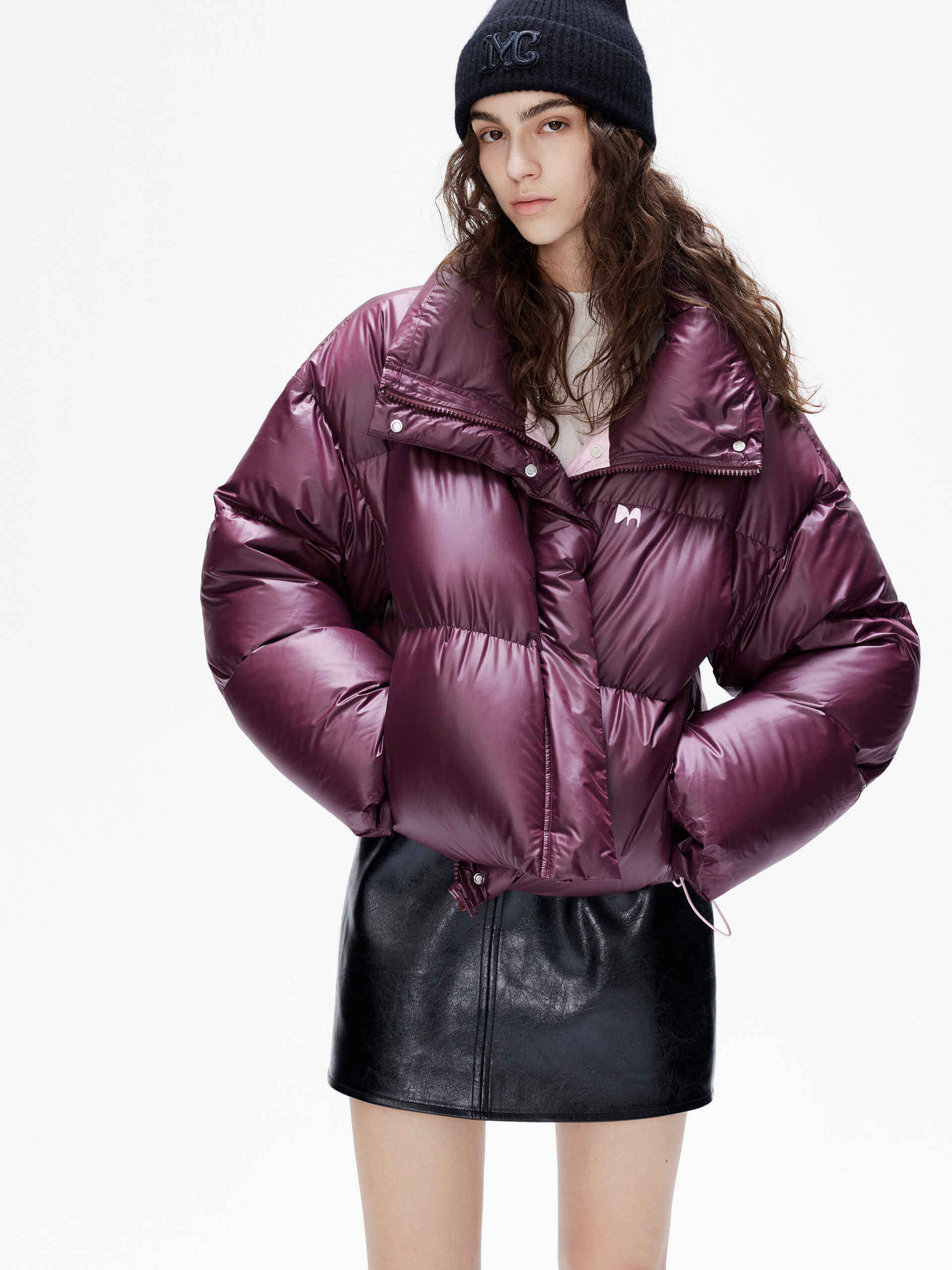 Puff Padded Cropped Jacket - Image 7