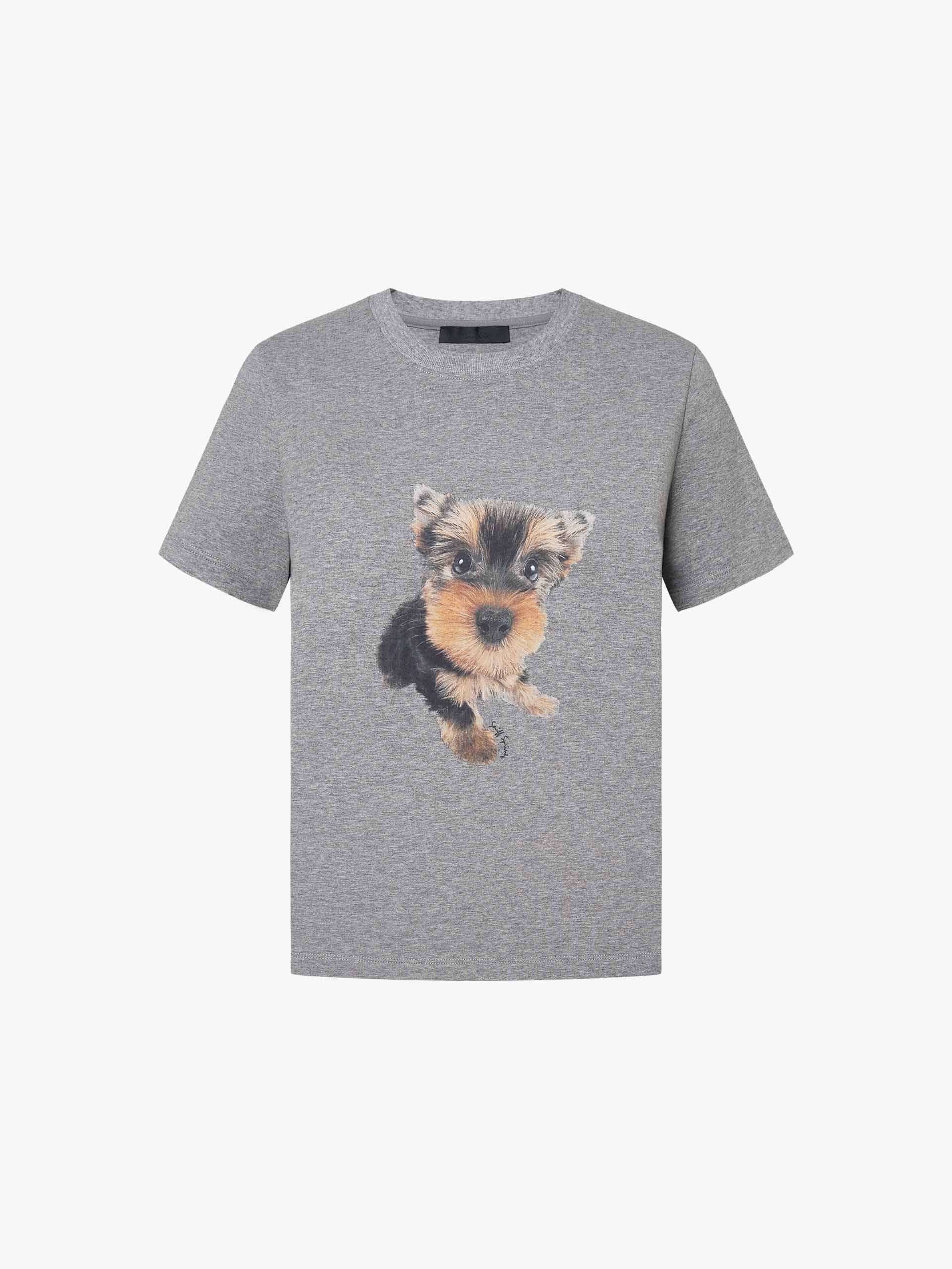 Puppy Print Short Sleeve T-shirt - Image 13