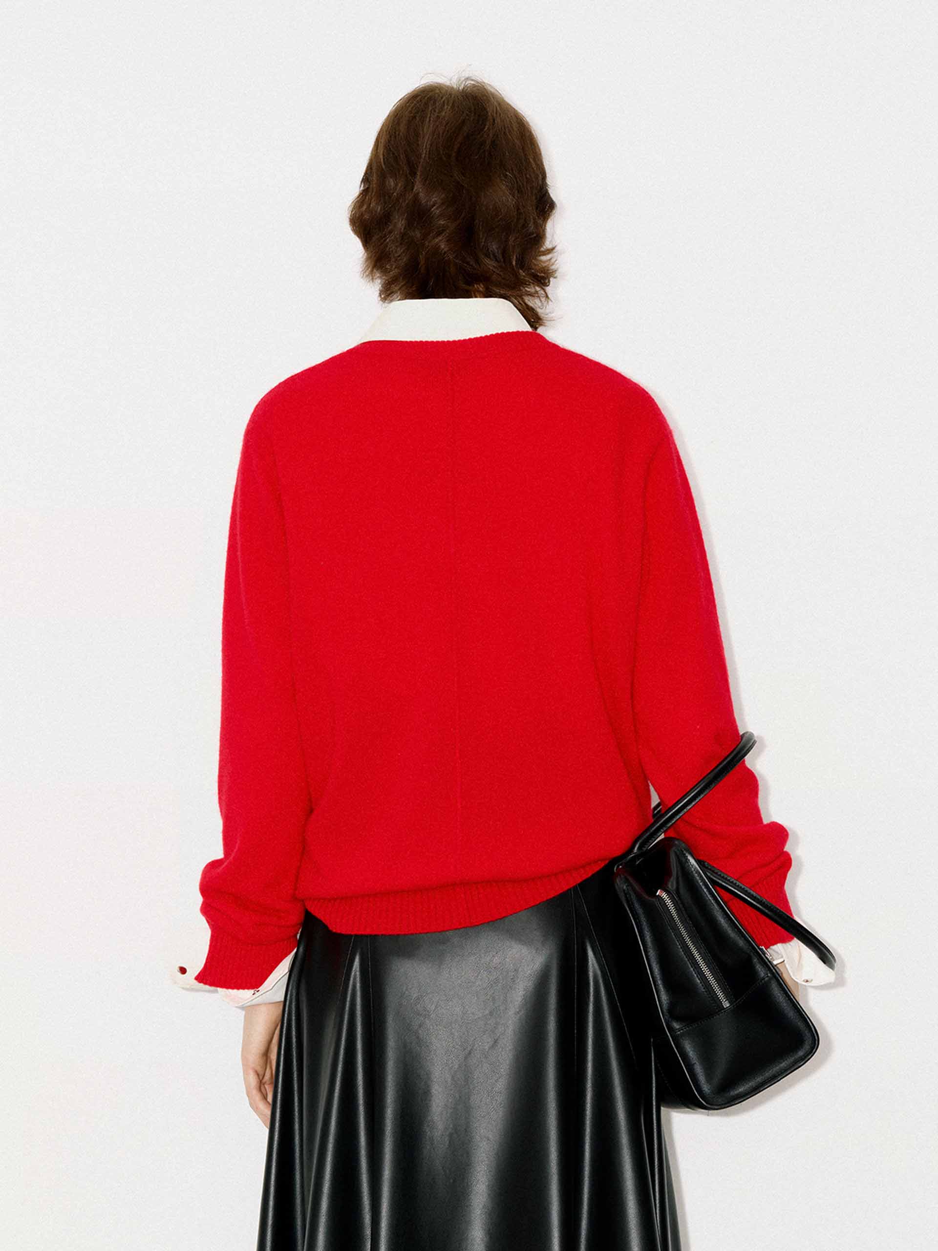 Pure Cashmere Knit Sweater - Image 9