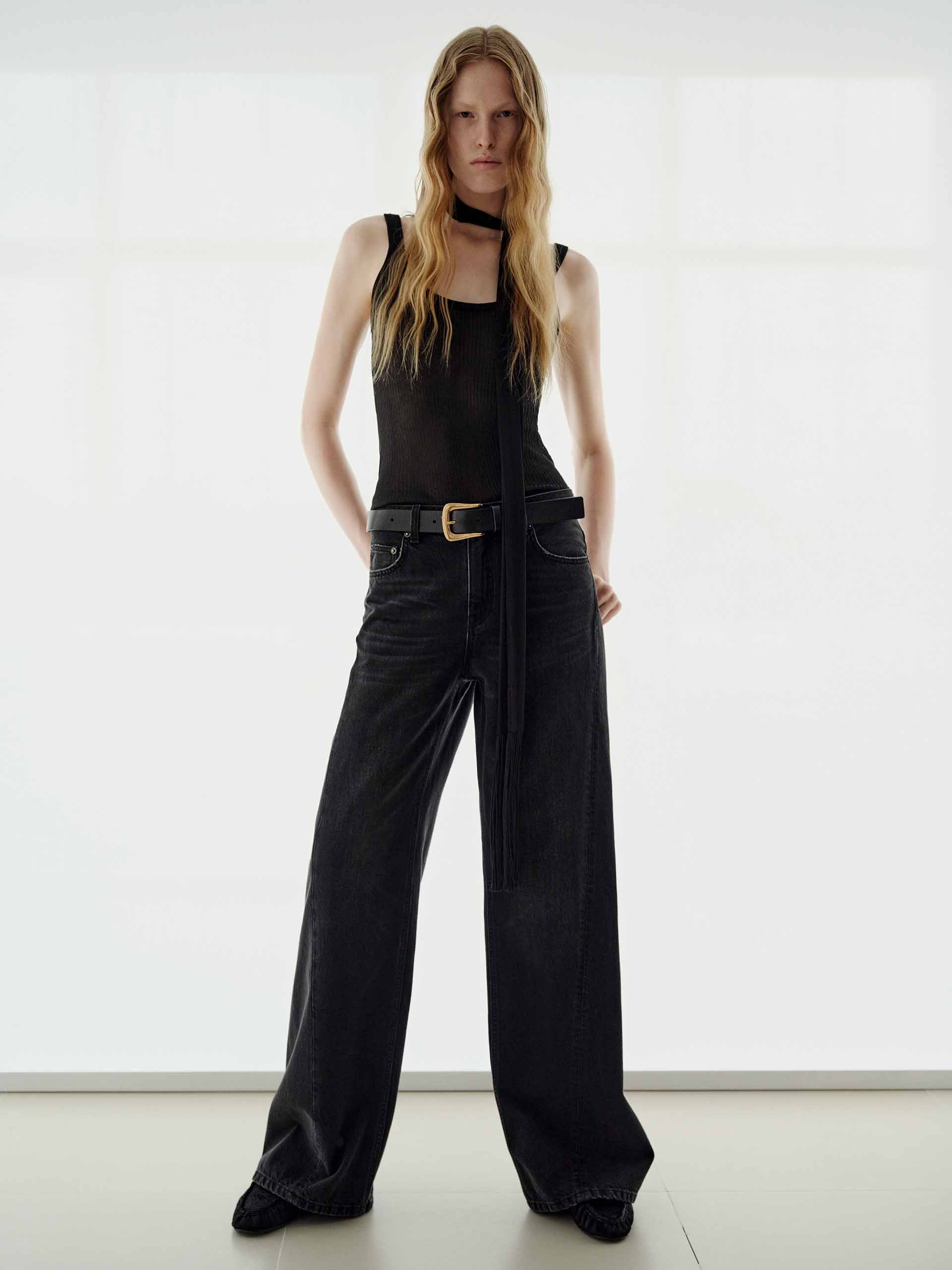 Pure Cotton Black Jeans - Image 2