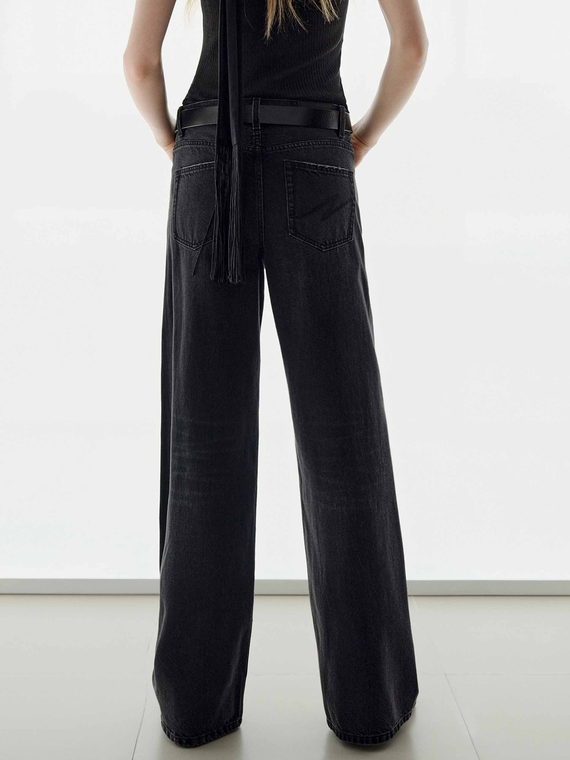 Pure Cotton Black Jeans - Image 6