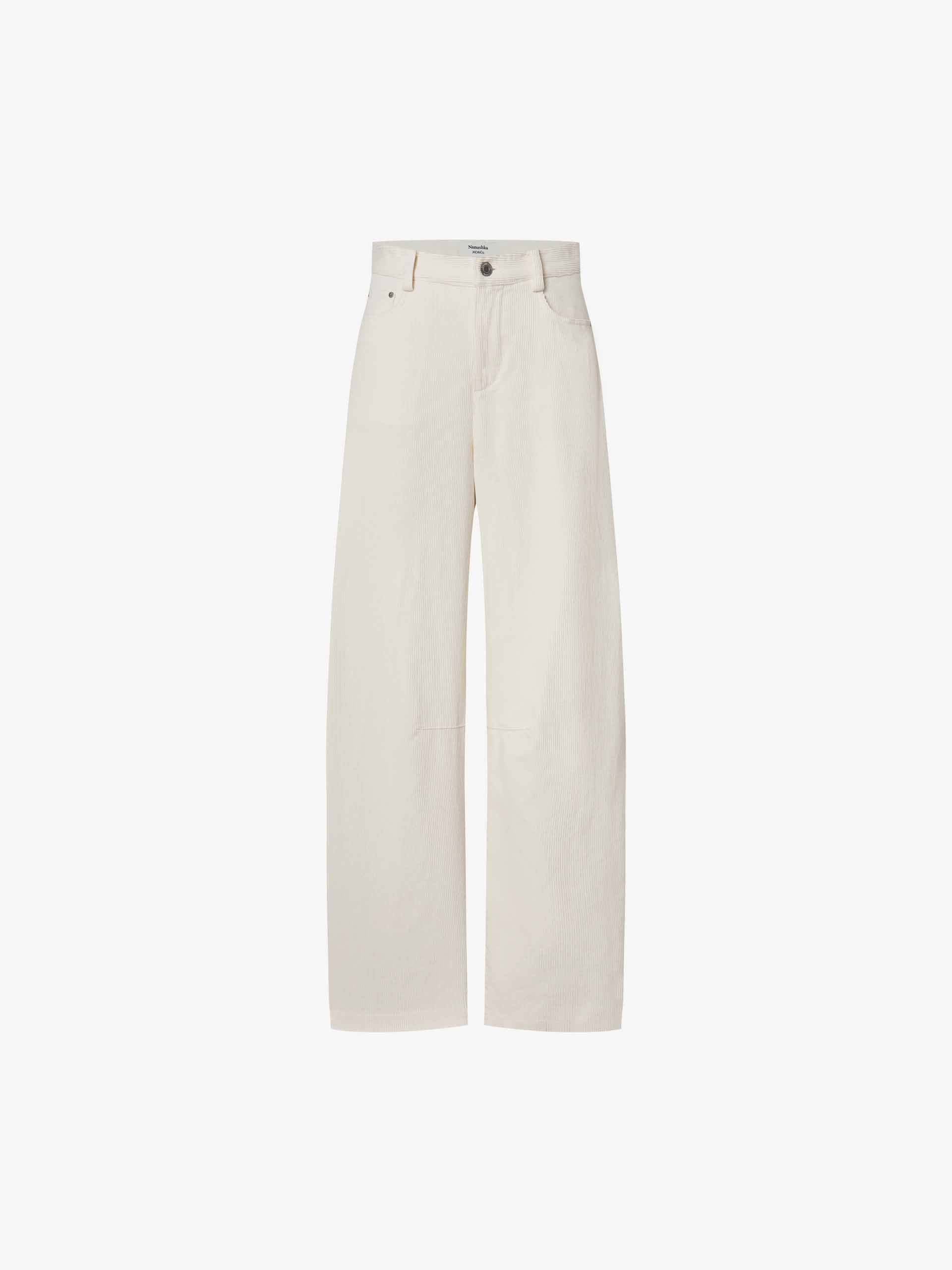 Pure Cotton Corduroy Trousers - Image 4