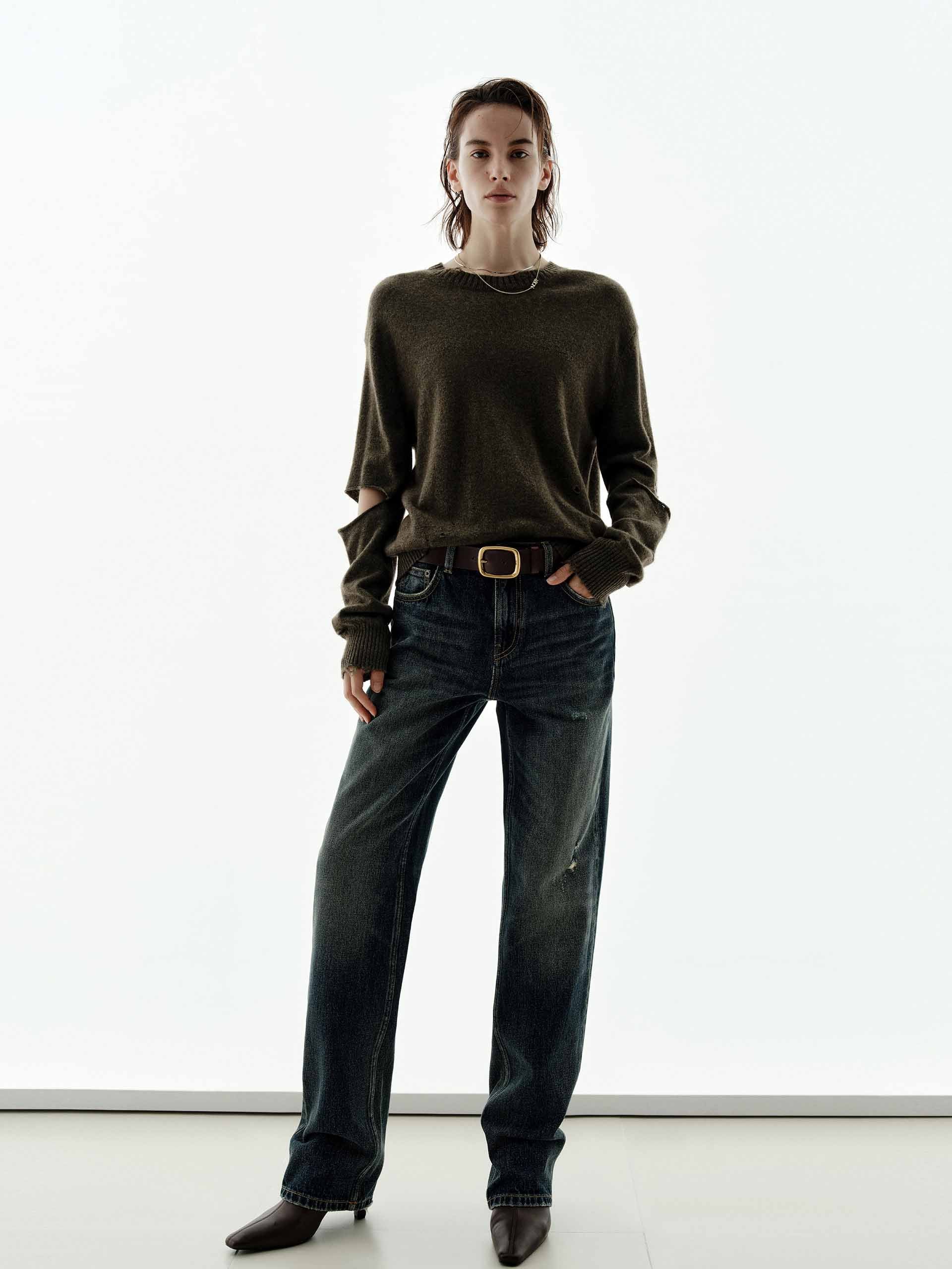 Pure Cotton Ripped Jeans - Image 2