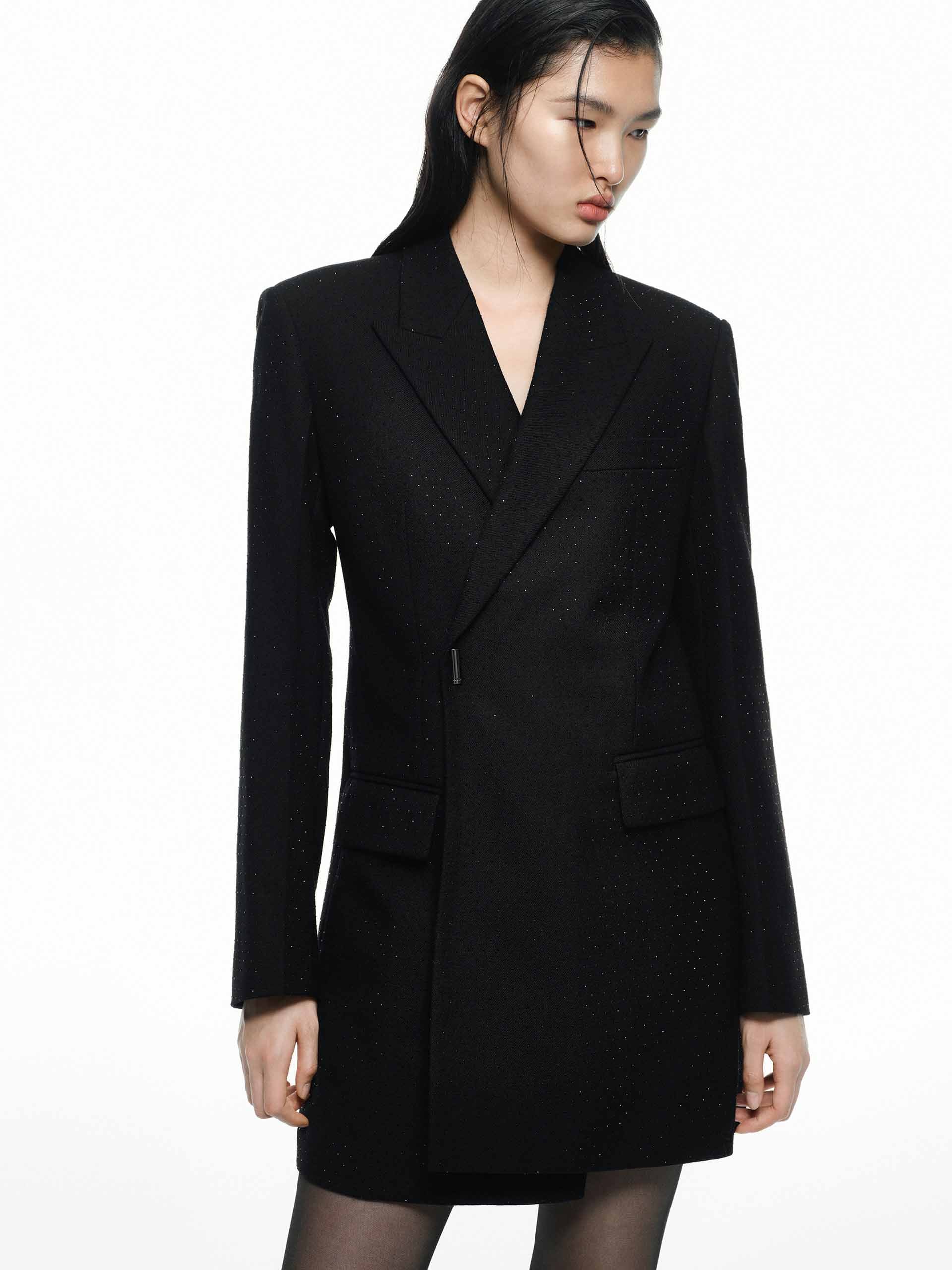Pure Wool Blazer Dress