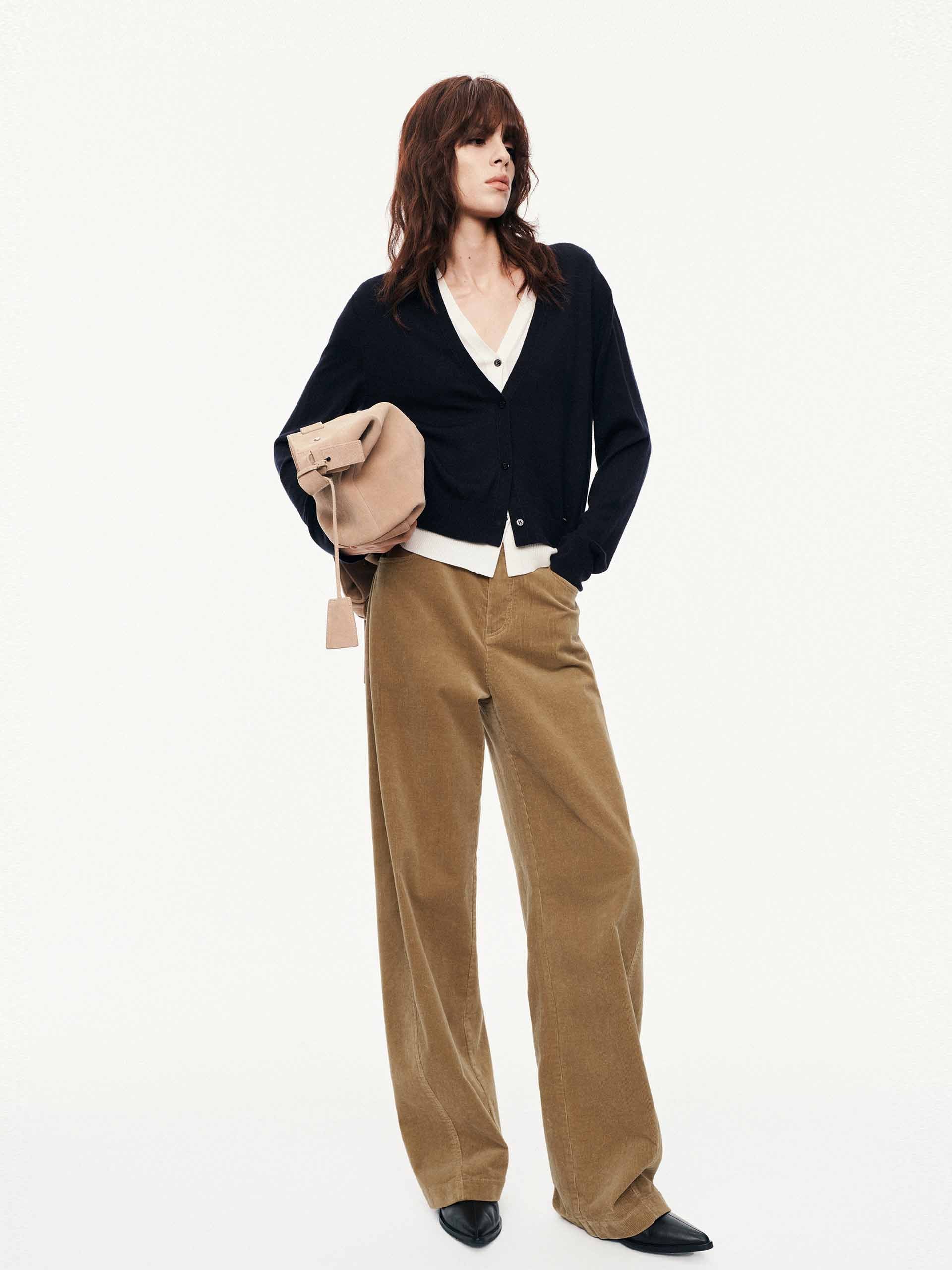 Pure Wool Layered Cardigan - Image 2