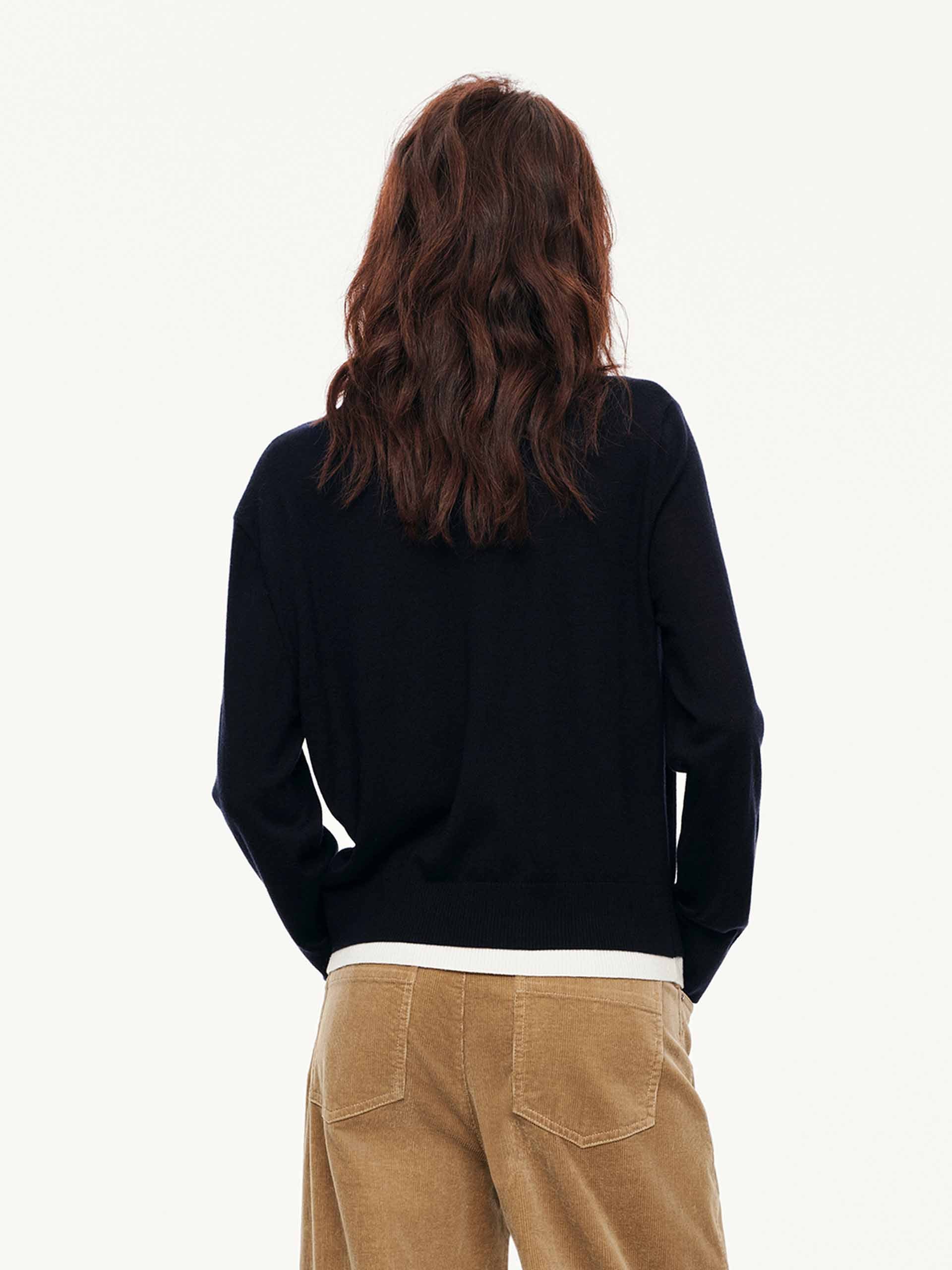 Pure Wool Layered Cardigan - Image 7