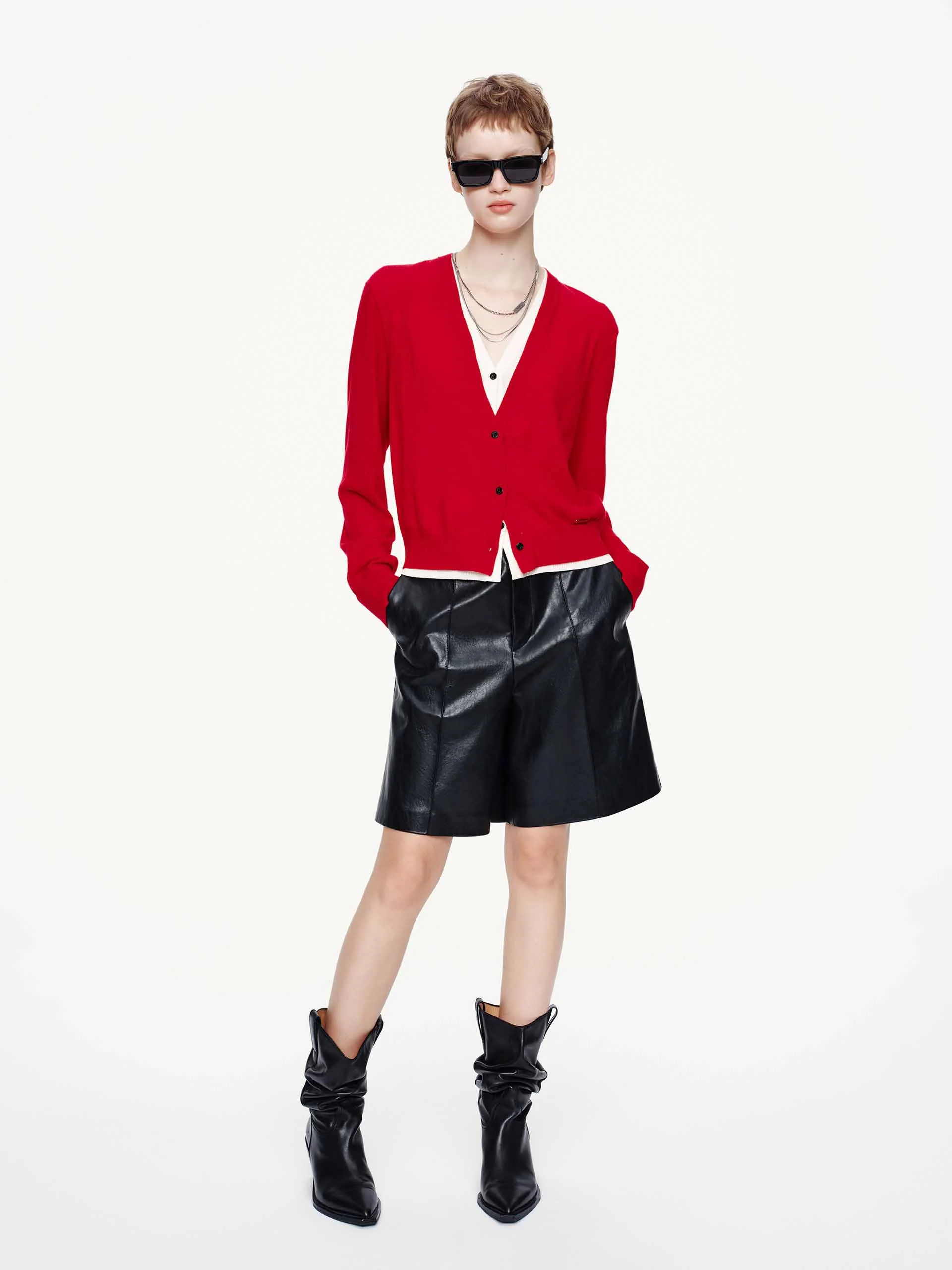 Pure Wool Layered Cardigan - Image 9