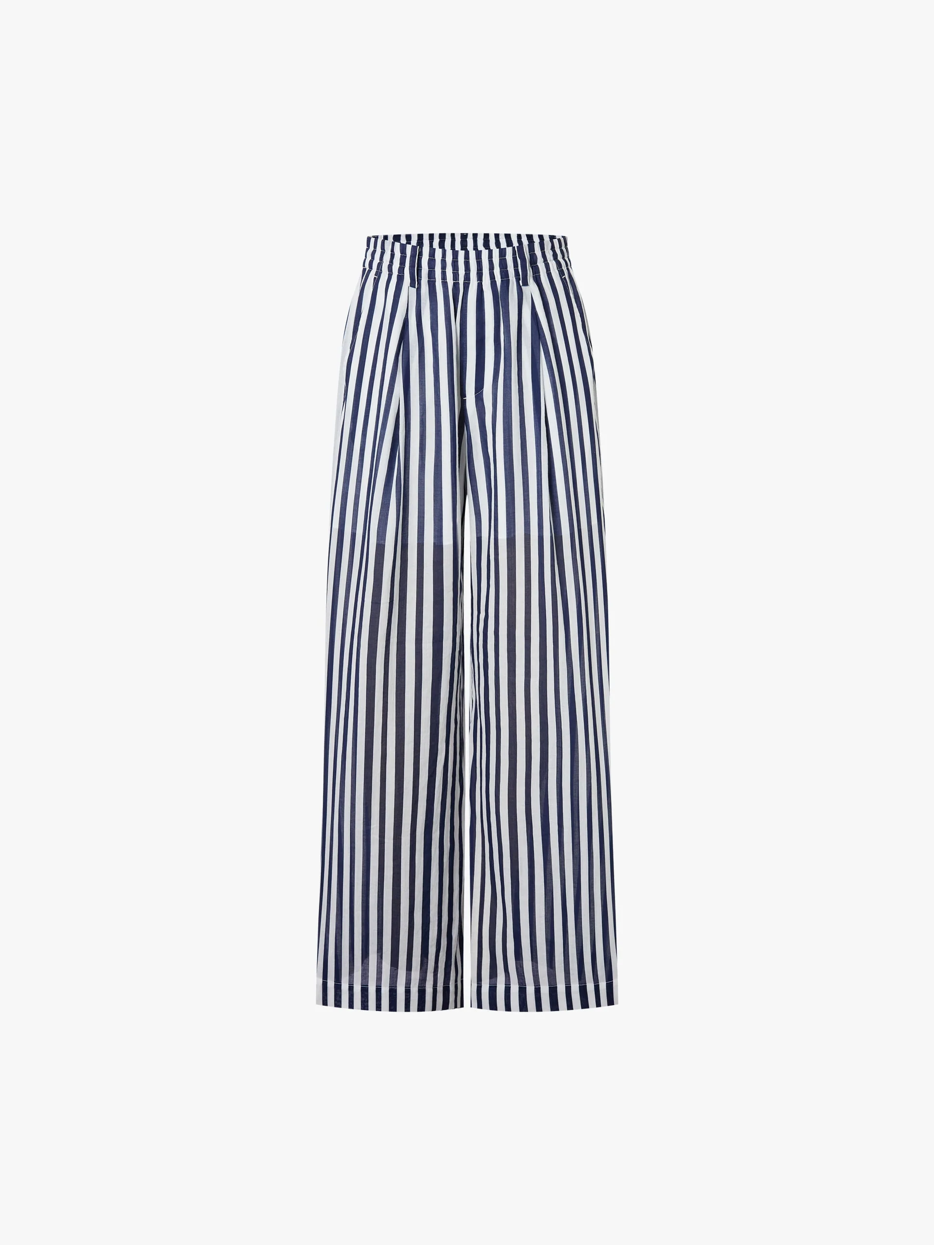 Ramie Cotton Striped Pants - Image 5