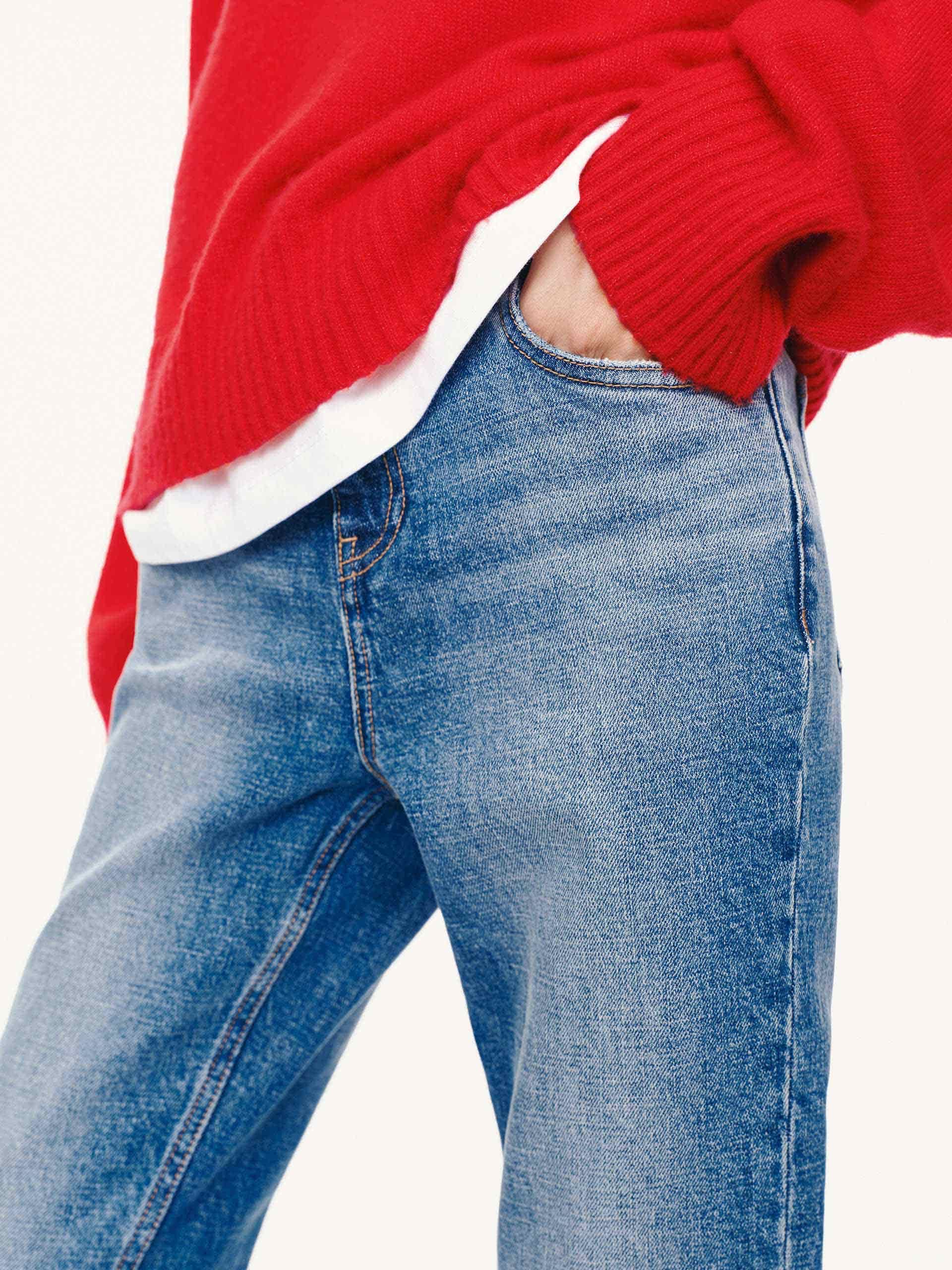 Raw Hem Flared Jeans - Image 6