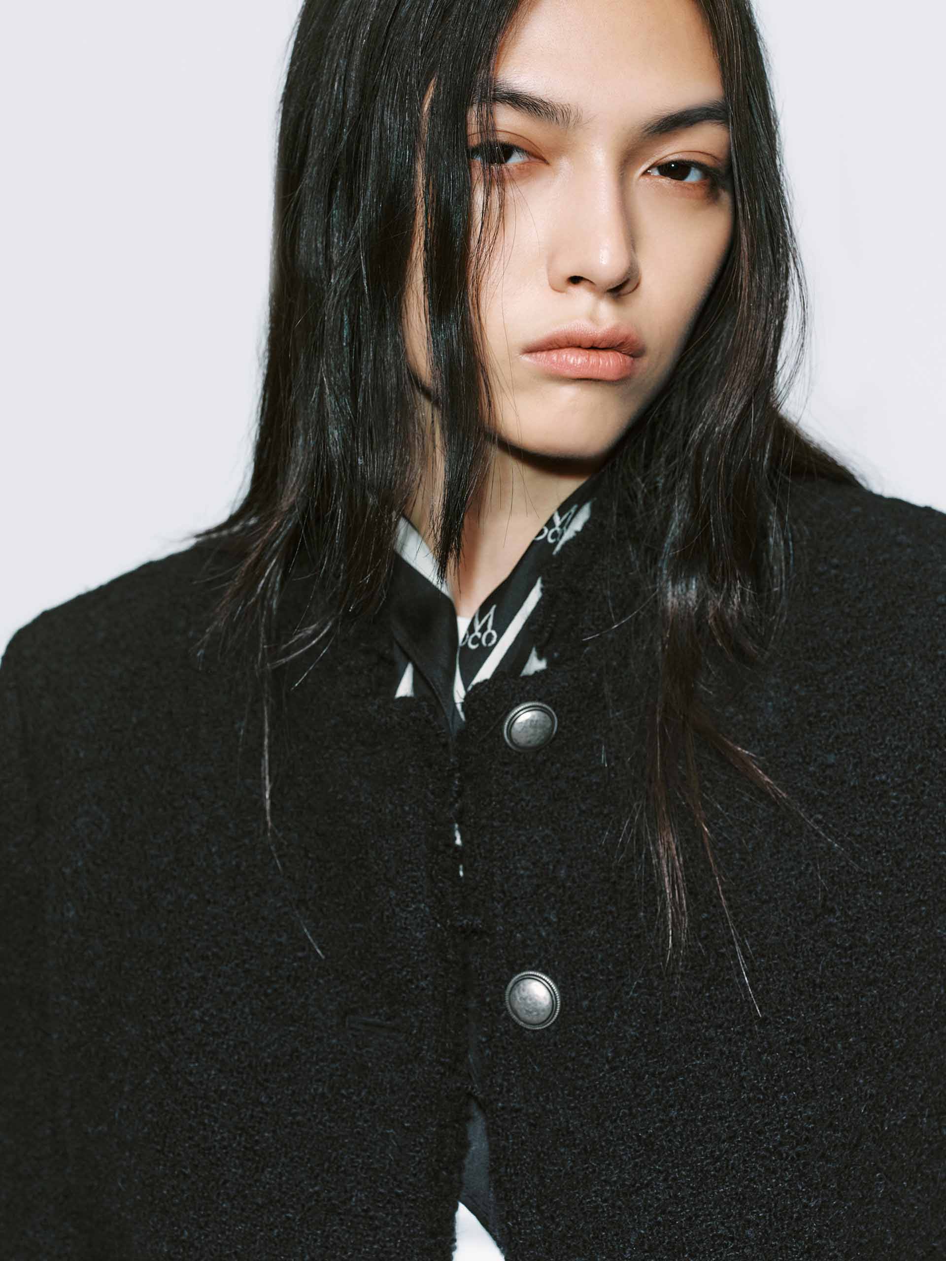 Raw Trim Cropped Coat - Image 8