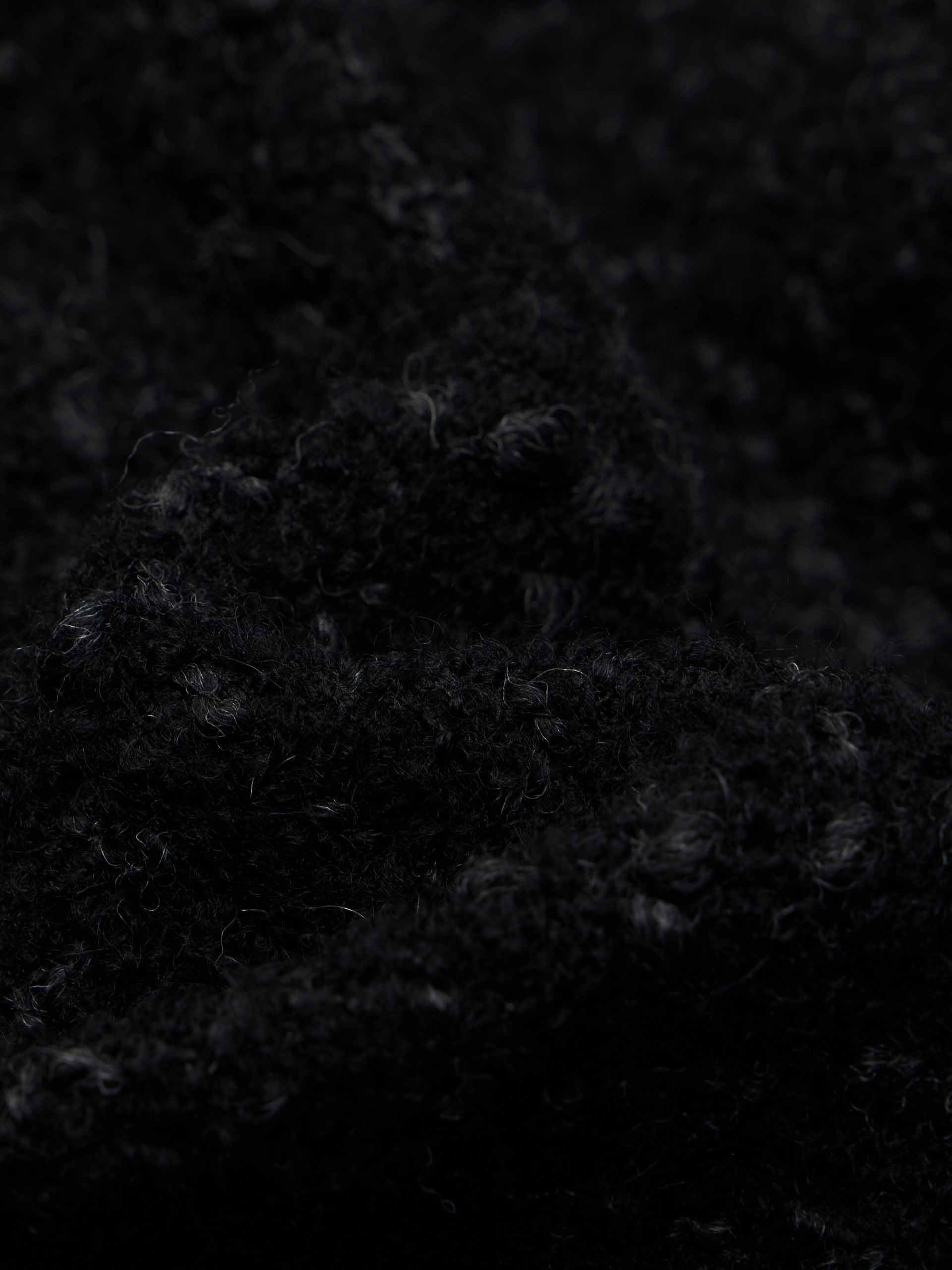 Raw Trim Cropped Tweed Coat - Image 4