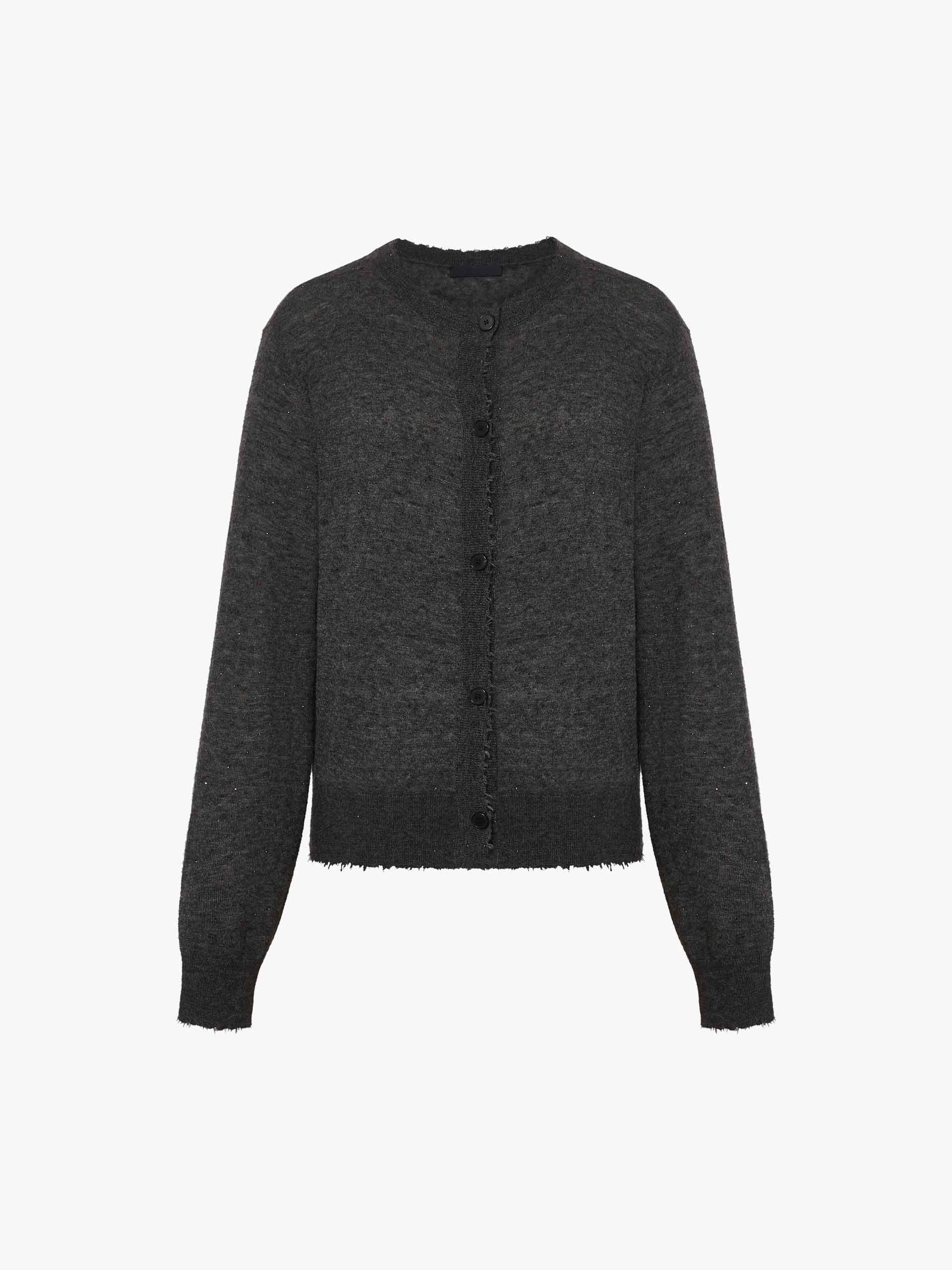 Raw Trim Knit Cardigan - Image 5
