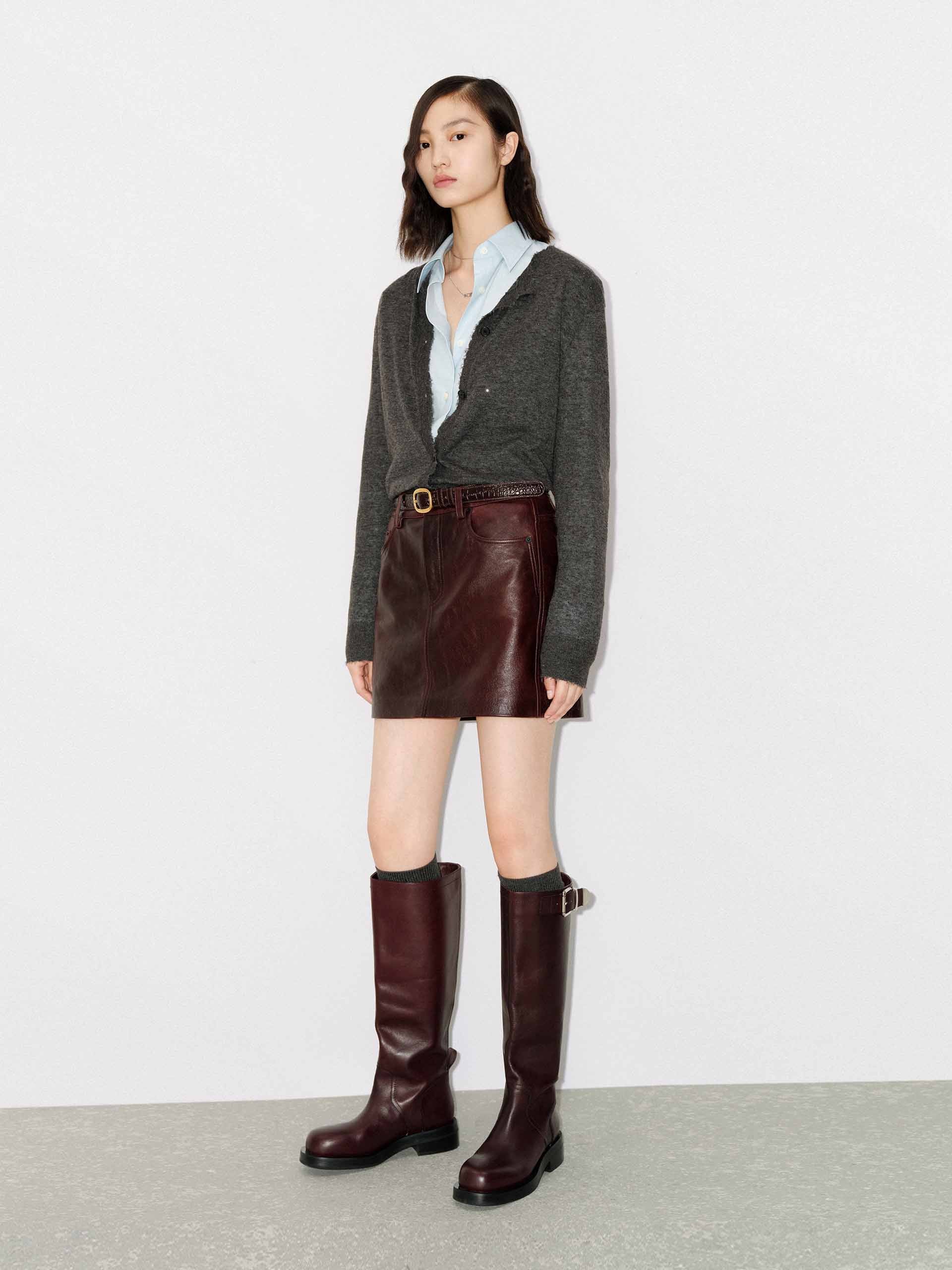 Raw Trim Knit Cardigan - Image 7