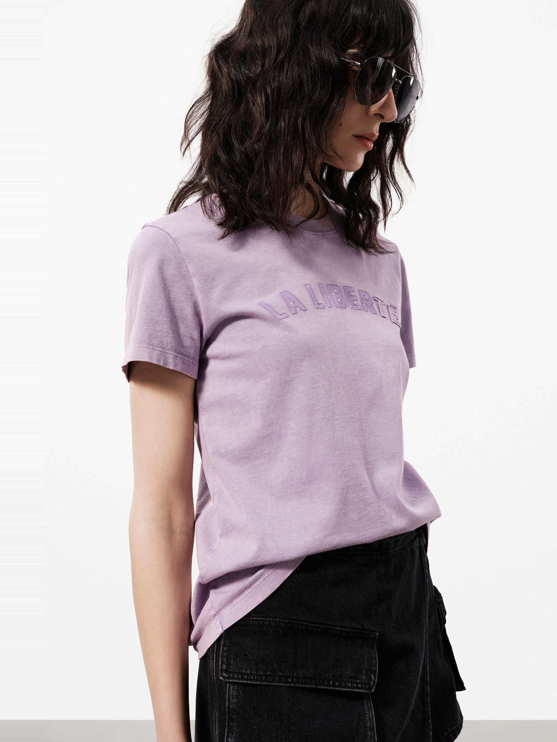 Regular Letter Print T-shirt - Image 11