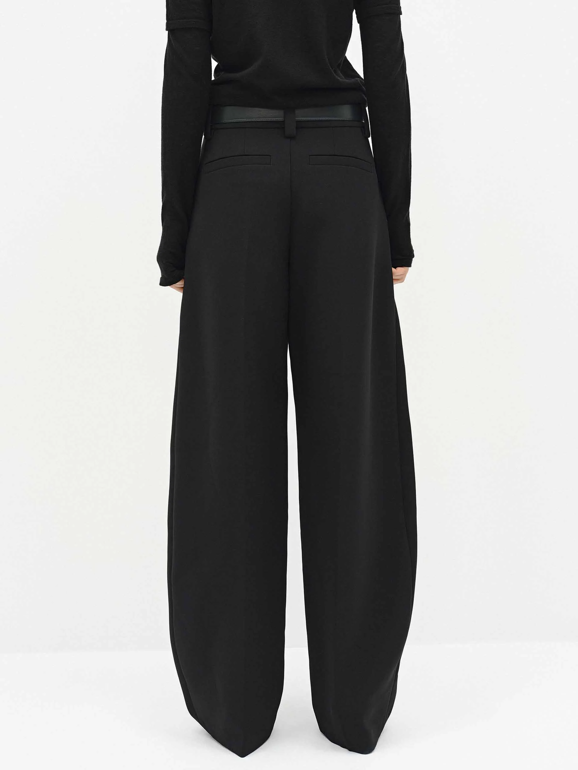 Relaxed Barrel Leg Pants - Image 3