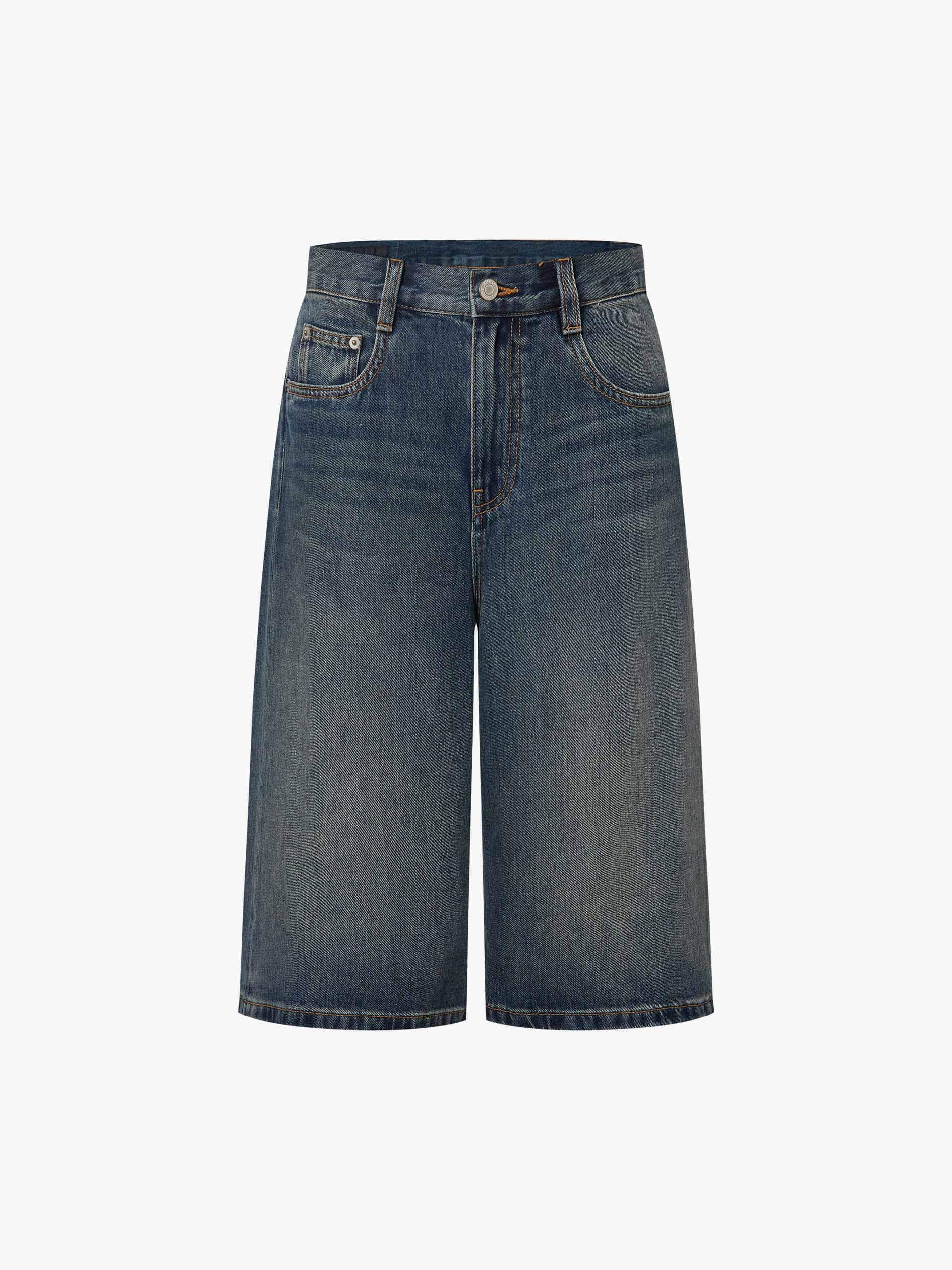 Relaxed Bermuda Denim Shorts - Image 5