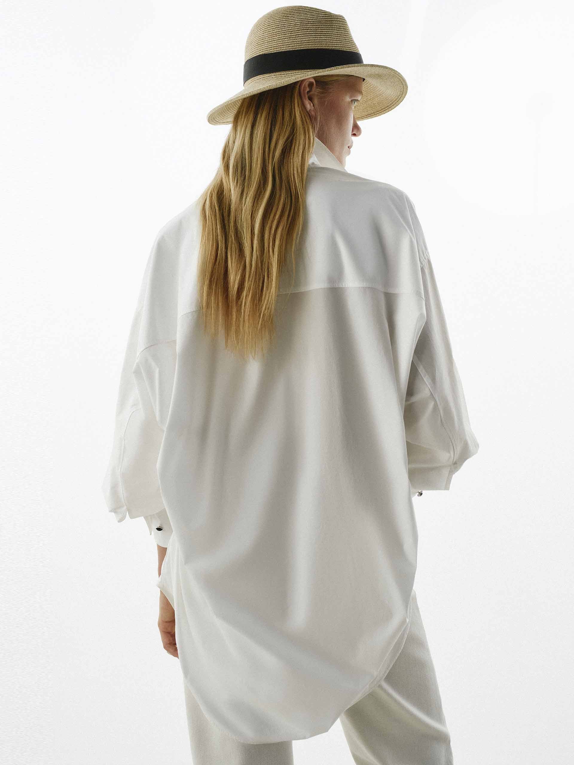 Relaxed Cotton Blend Shirt - Image 3