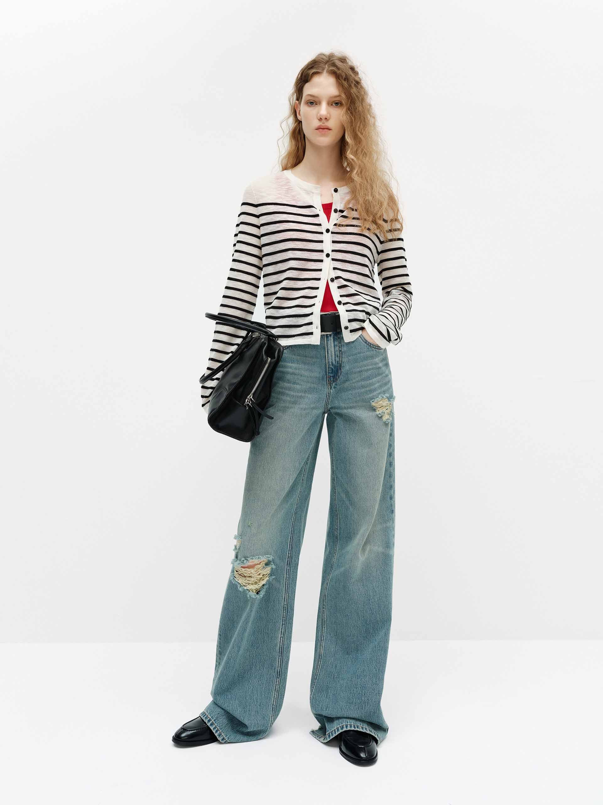 Relaxed Distressed Jeans - Image 2