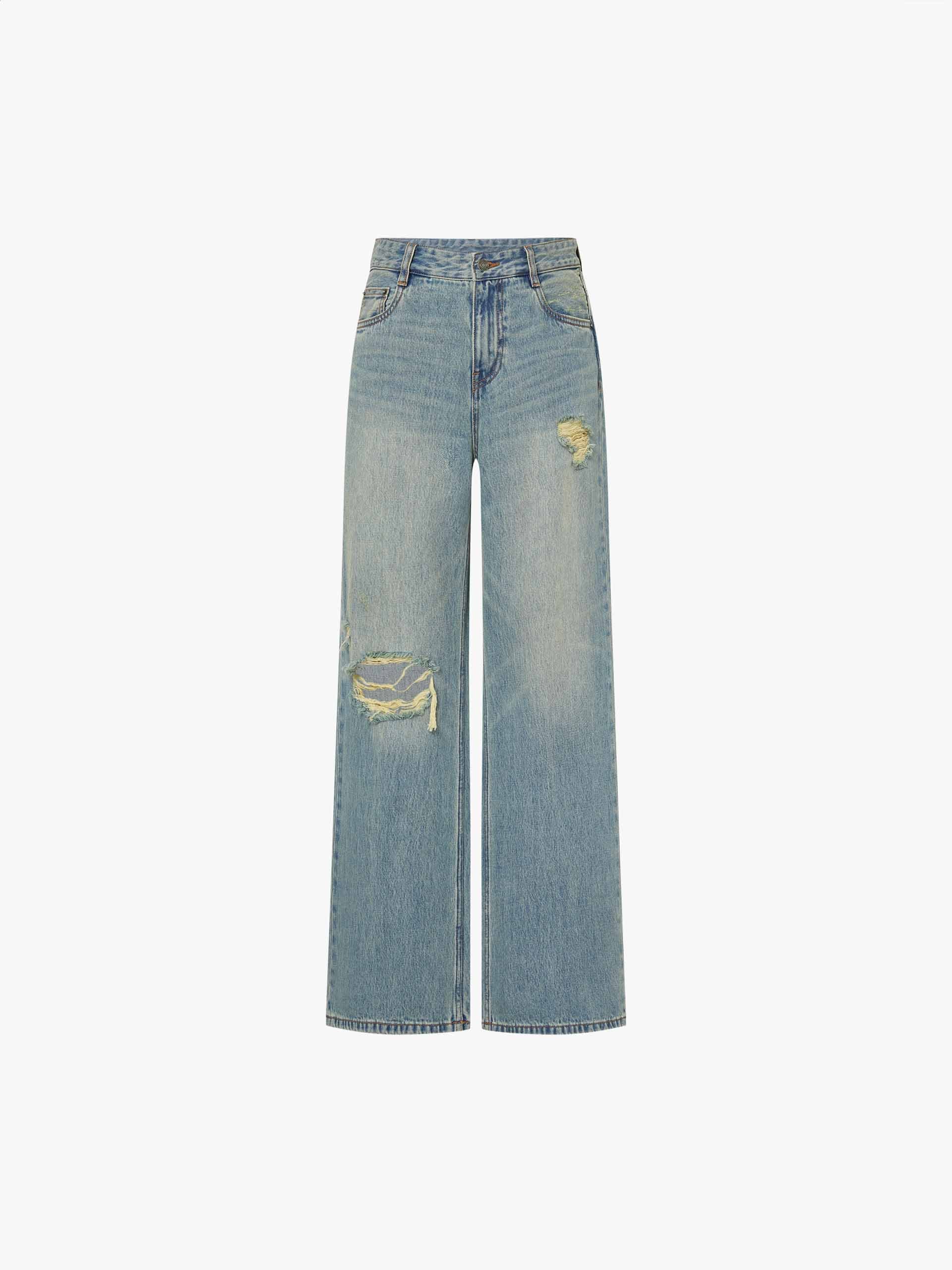 Relaxed Distressed Jeans - Image 5