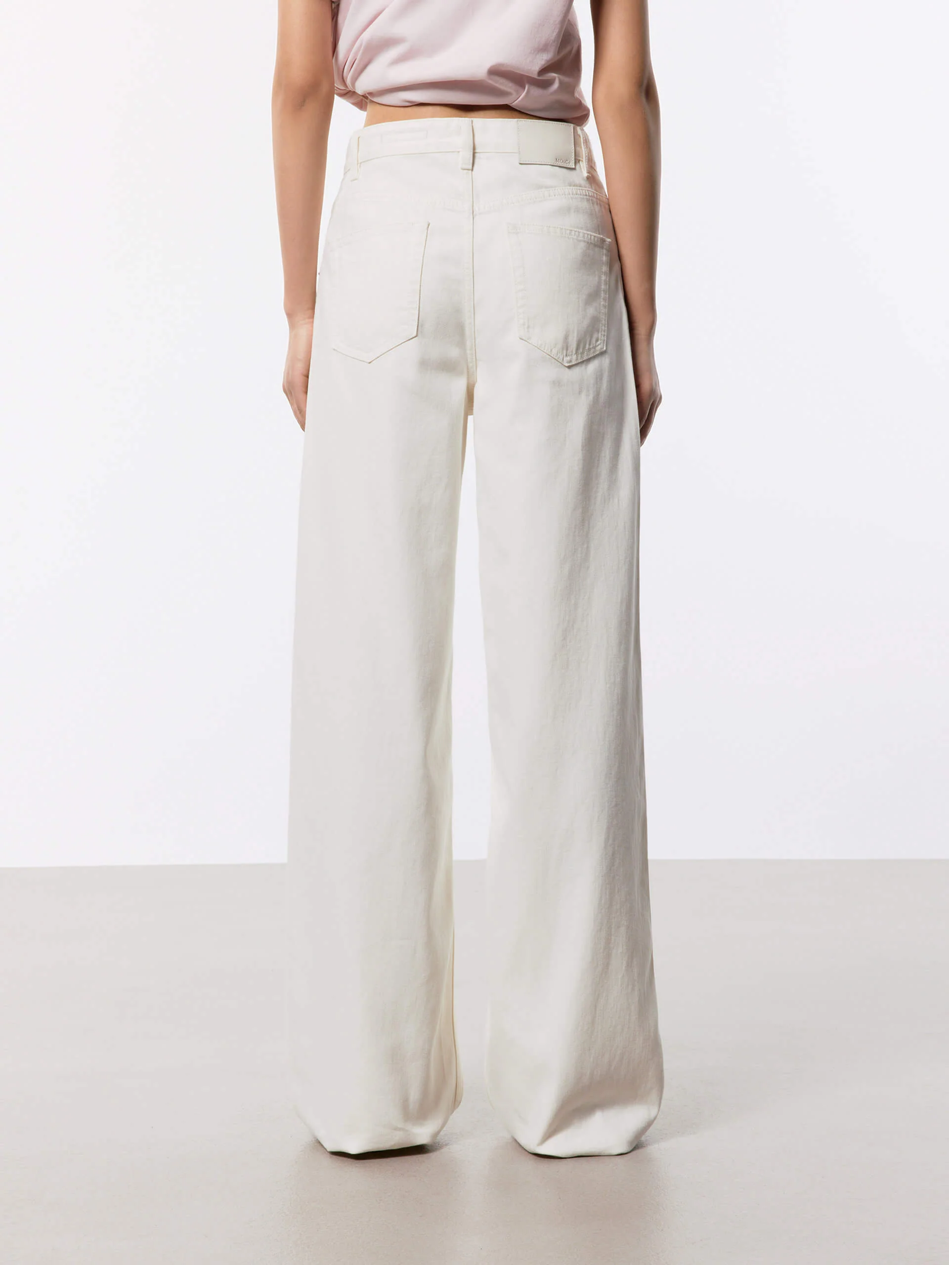 Relaxed Fit Drawstring Jeans - Image 3
