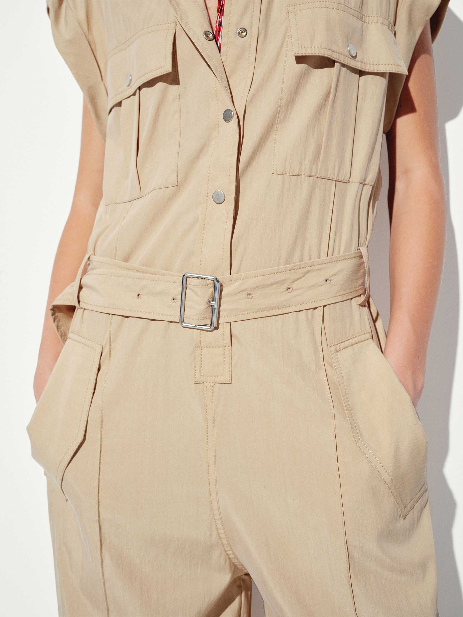 Relaxed Sleeveless Jumpsuit - Image 7