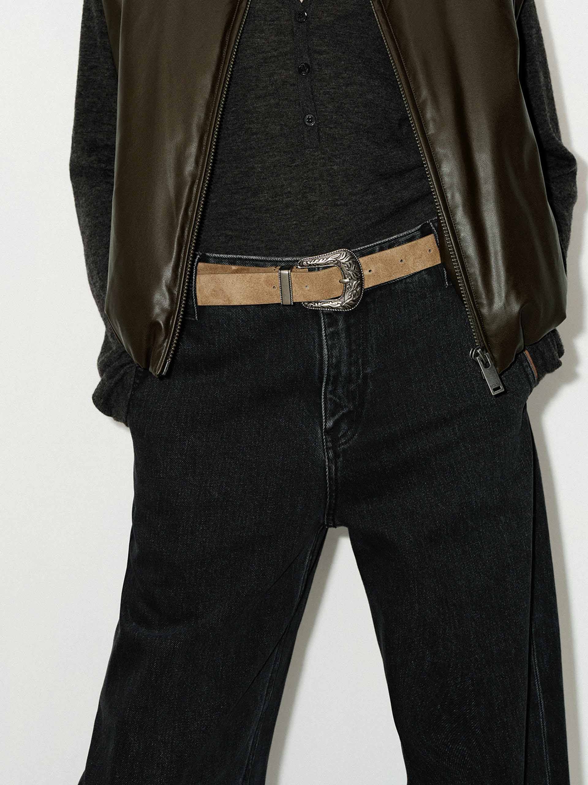 Relaxed Straight Cargo Jeans - Image 7