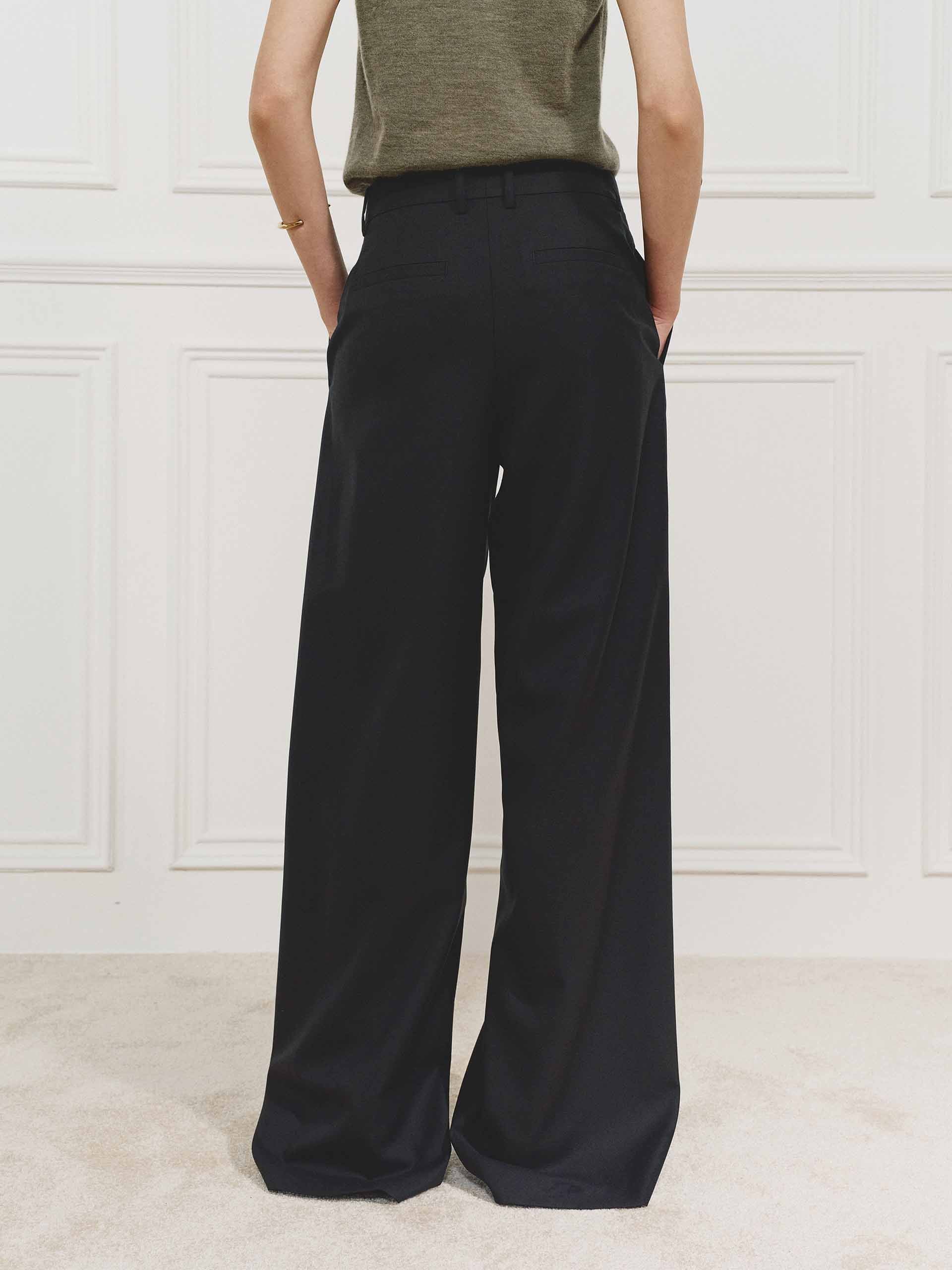 Relaxed Straight Drape Pants - Image 6