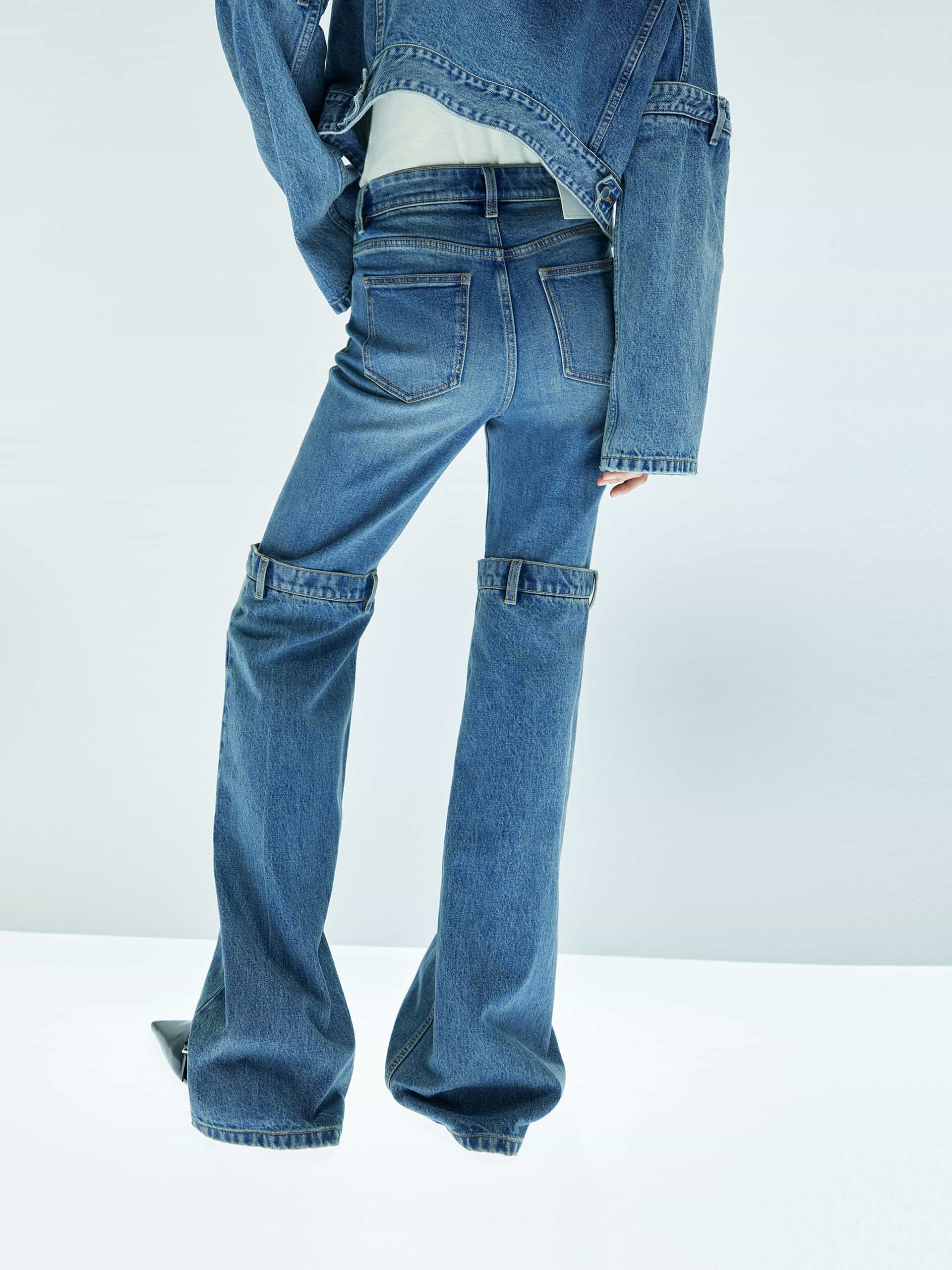 Relaxed Straight Leg Jeans - Image 3